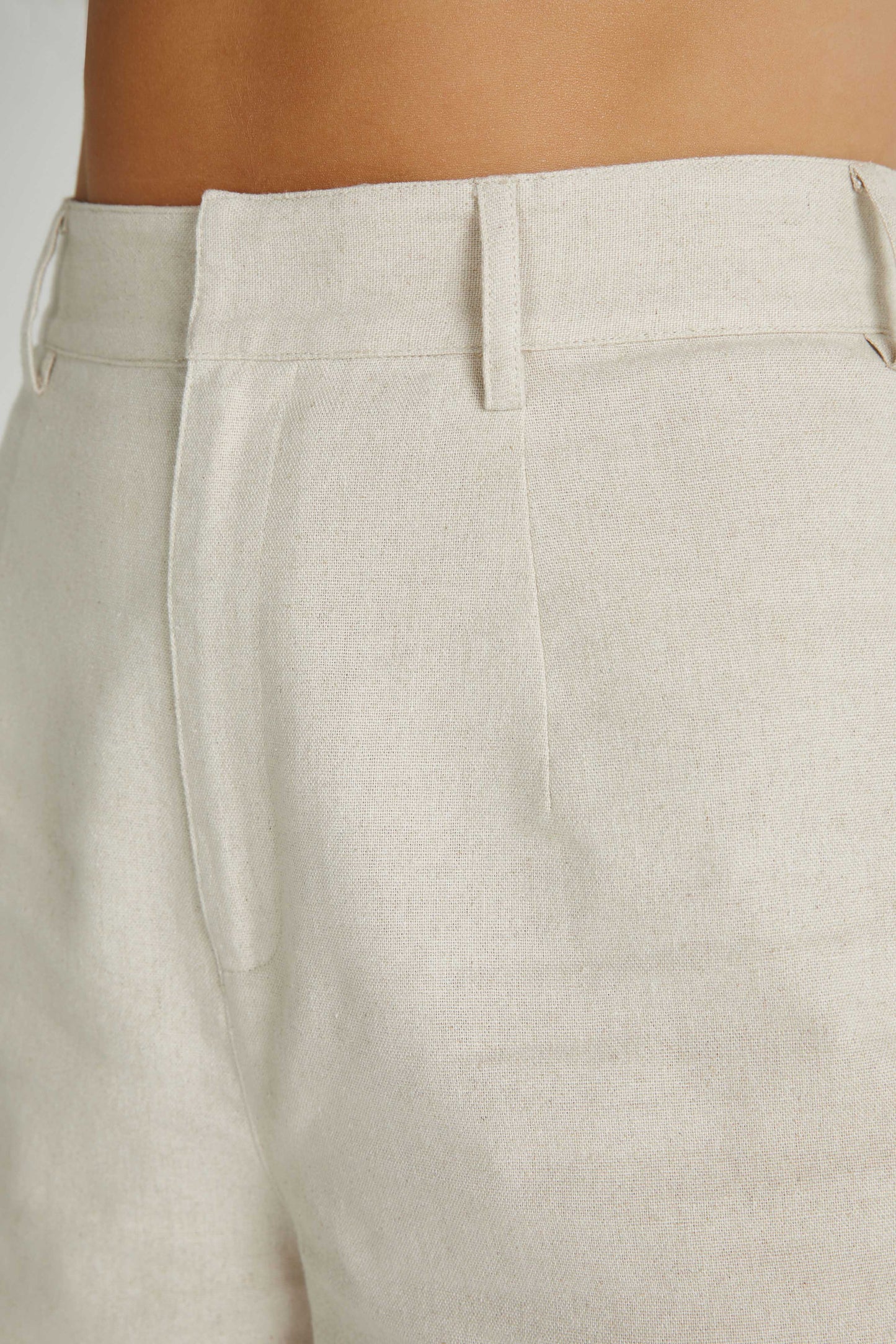 Jadri Linen Shorts - Natural