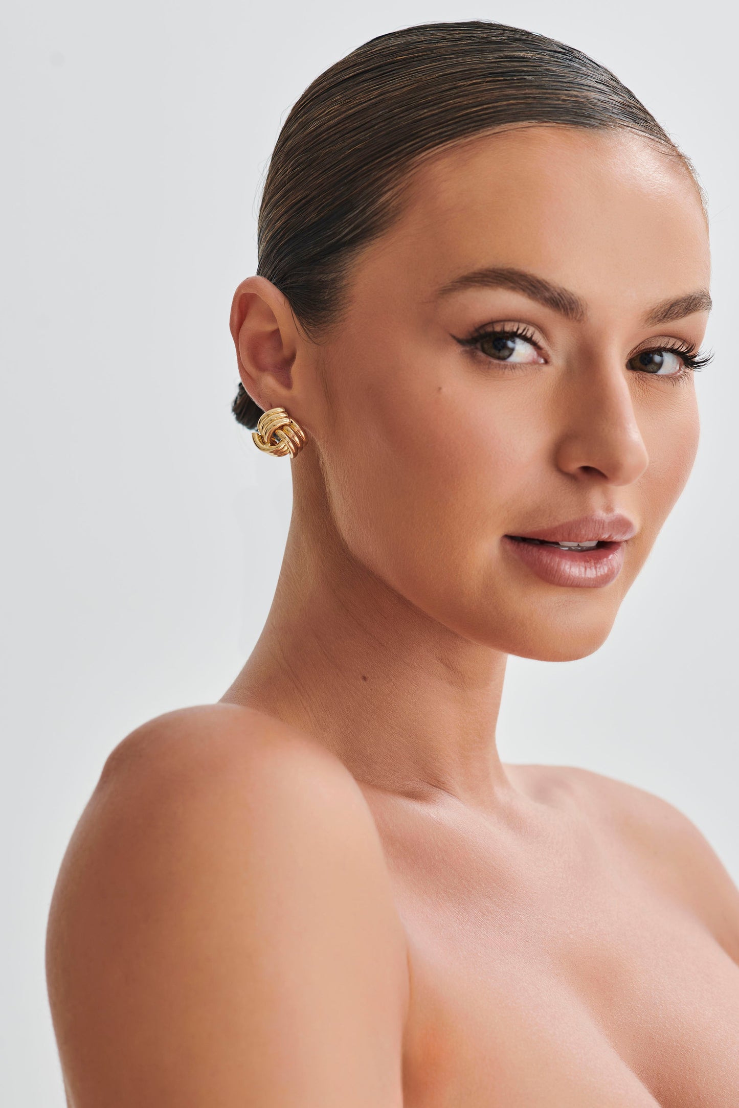 Rowan Knotted Earrings - Gold