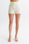 Massima Linen Shorts - White