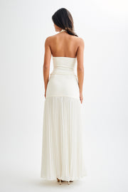 Jillian Pleated Maxi Skirt - Ivory