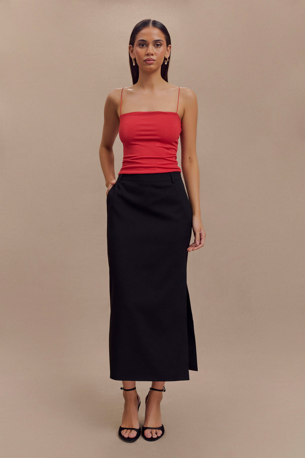 Ambrose Maxi Skirt - Black