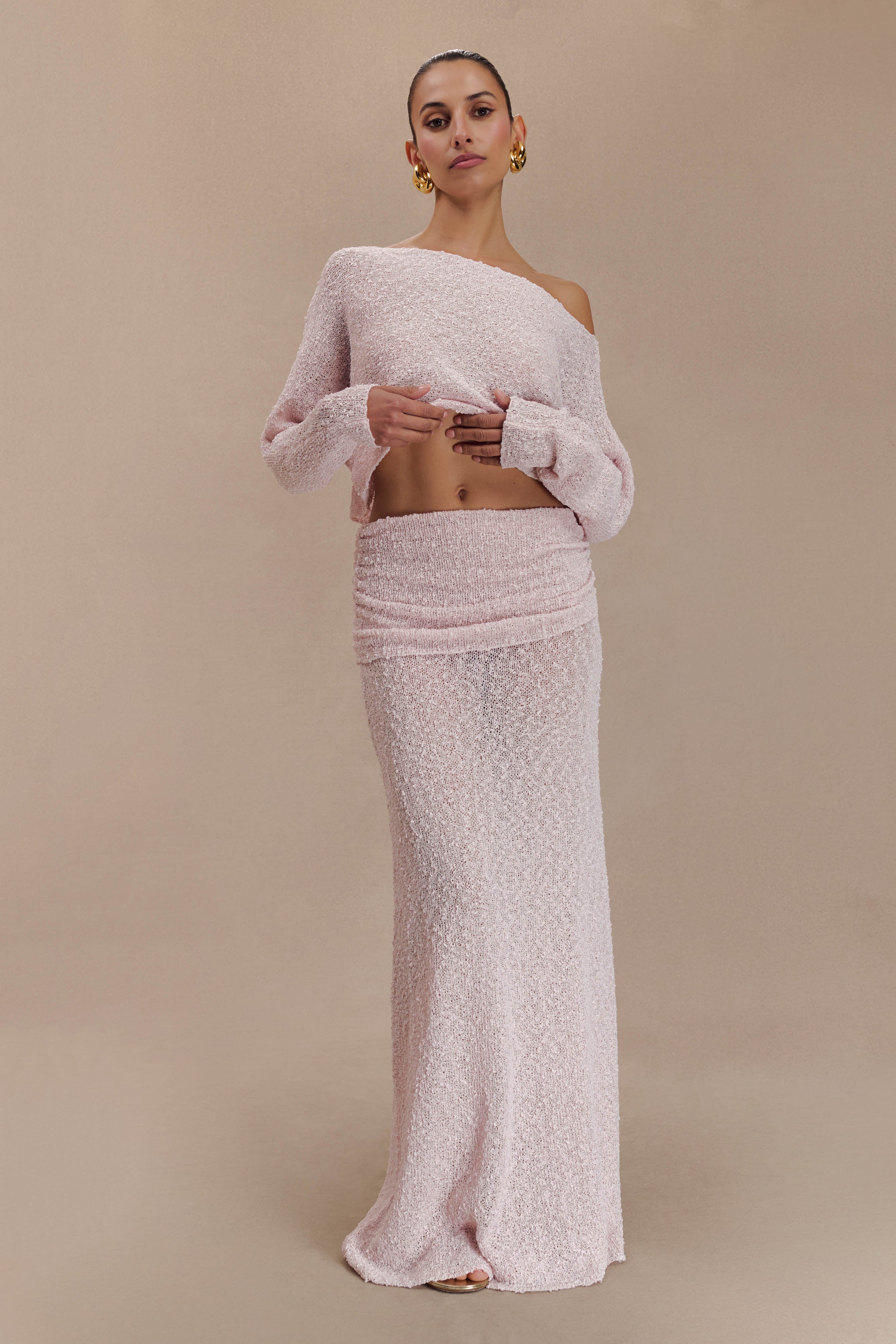 Ruched knit skirt pattern sales
