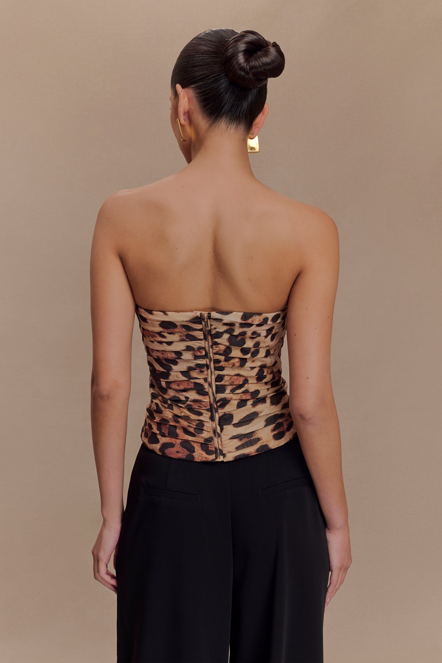 Tokio Suiting Corset - Leopard Print