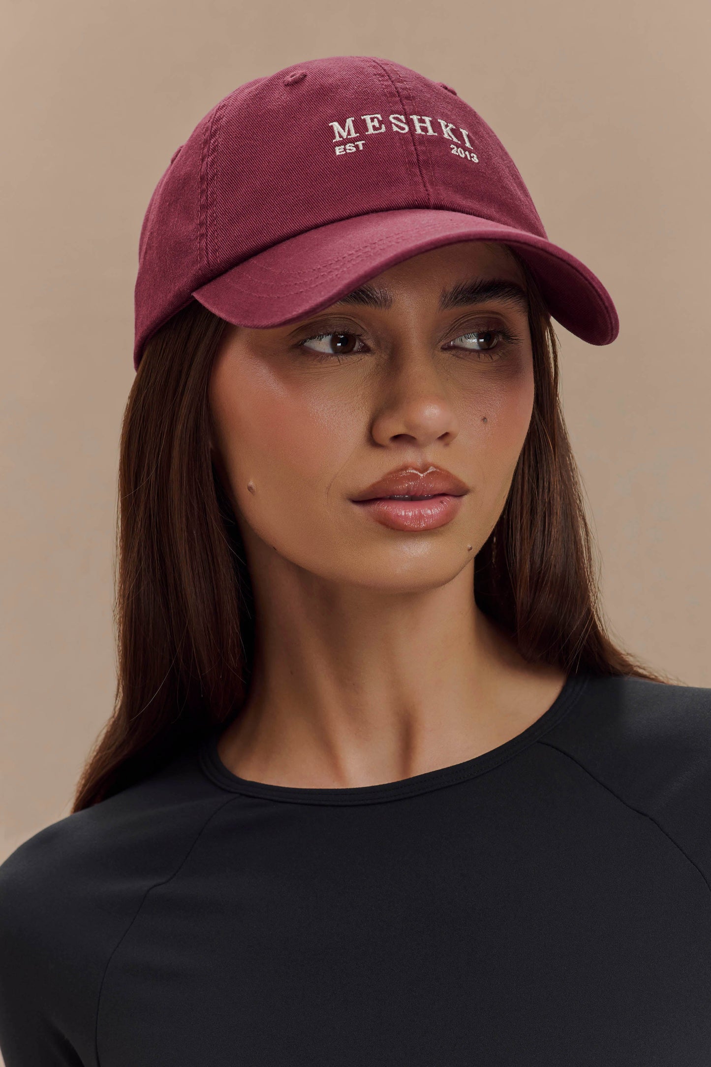 MESHKI Ball Cap - Burgundy