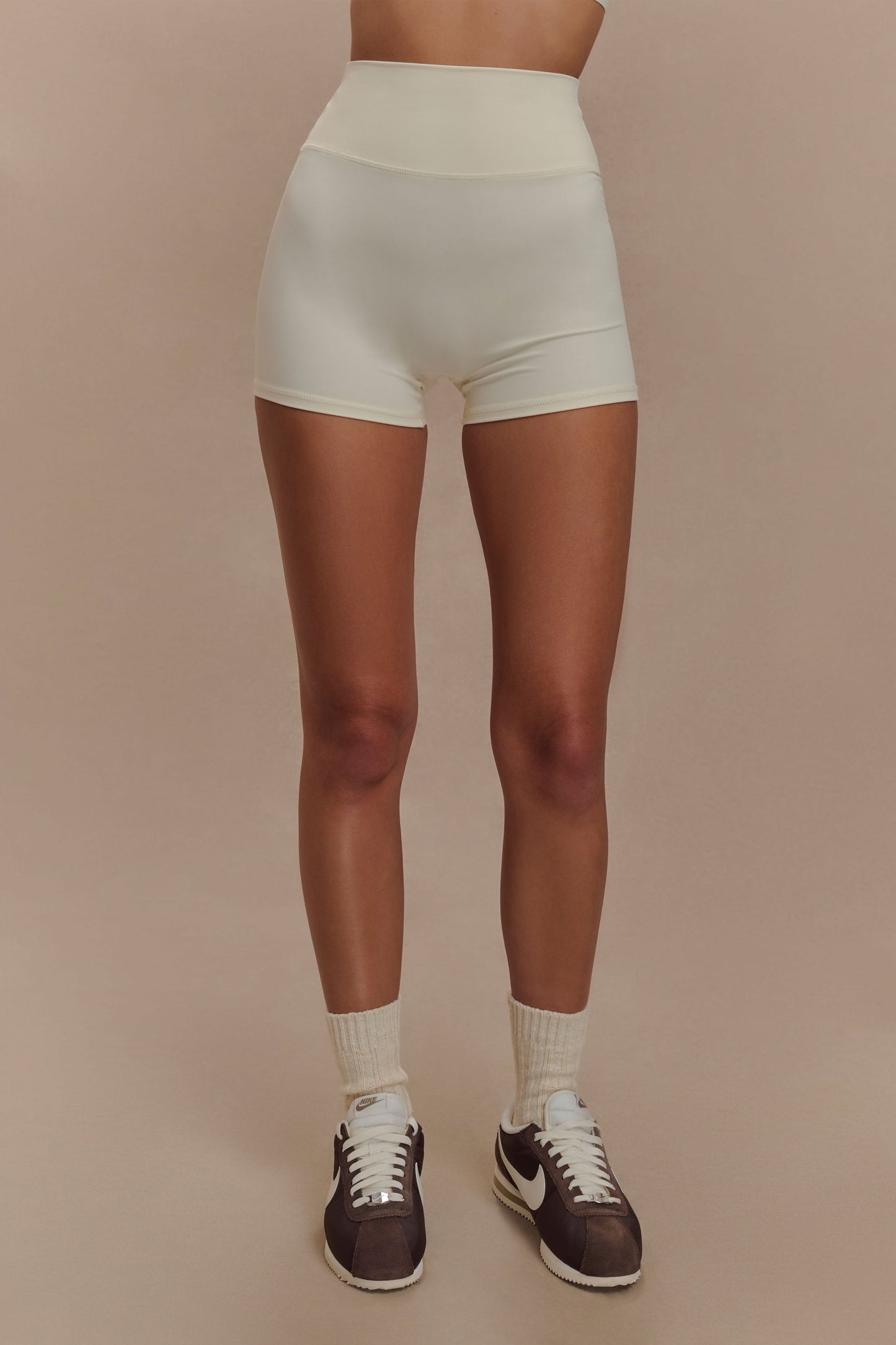 Orion Active Bike Shorts - Ivory