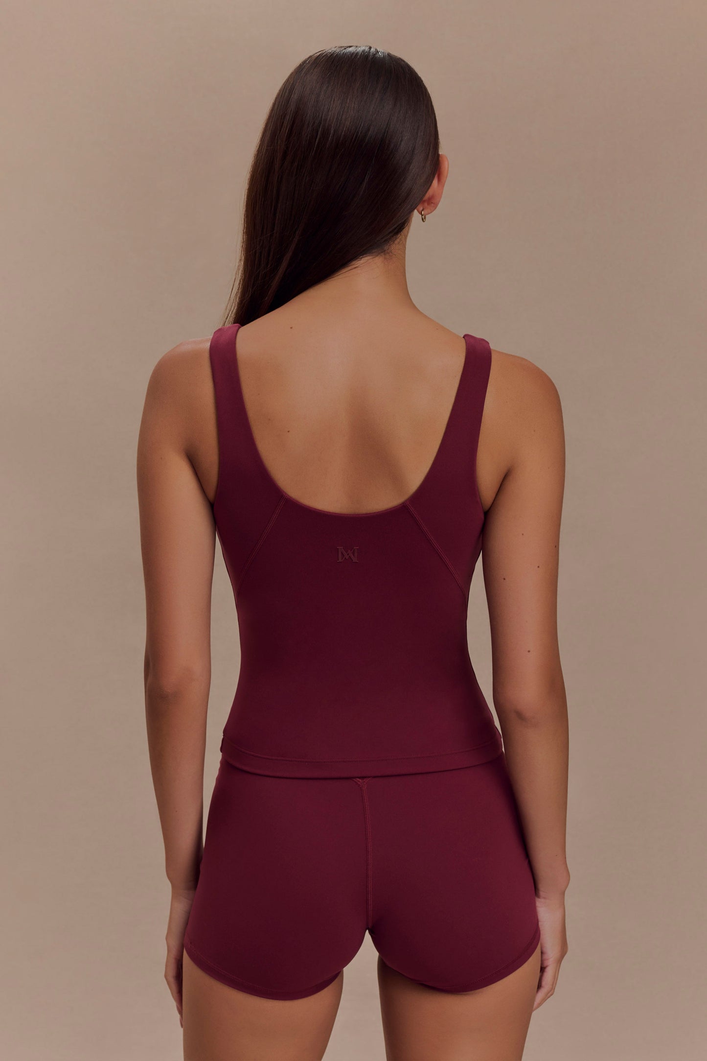 Alexandra Yoga Top - Burgundy