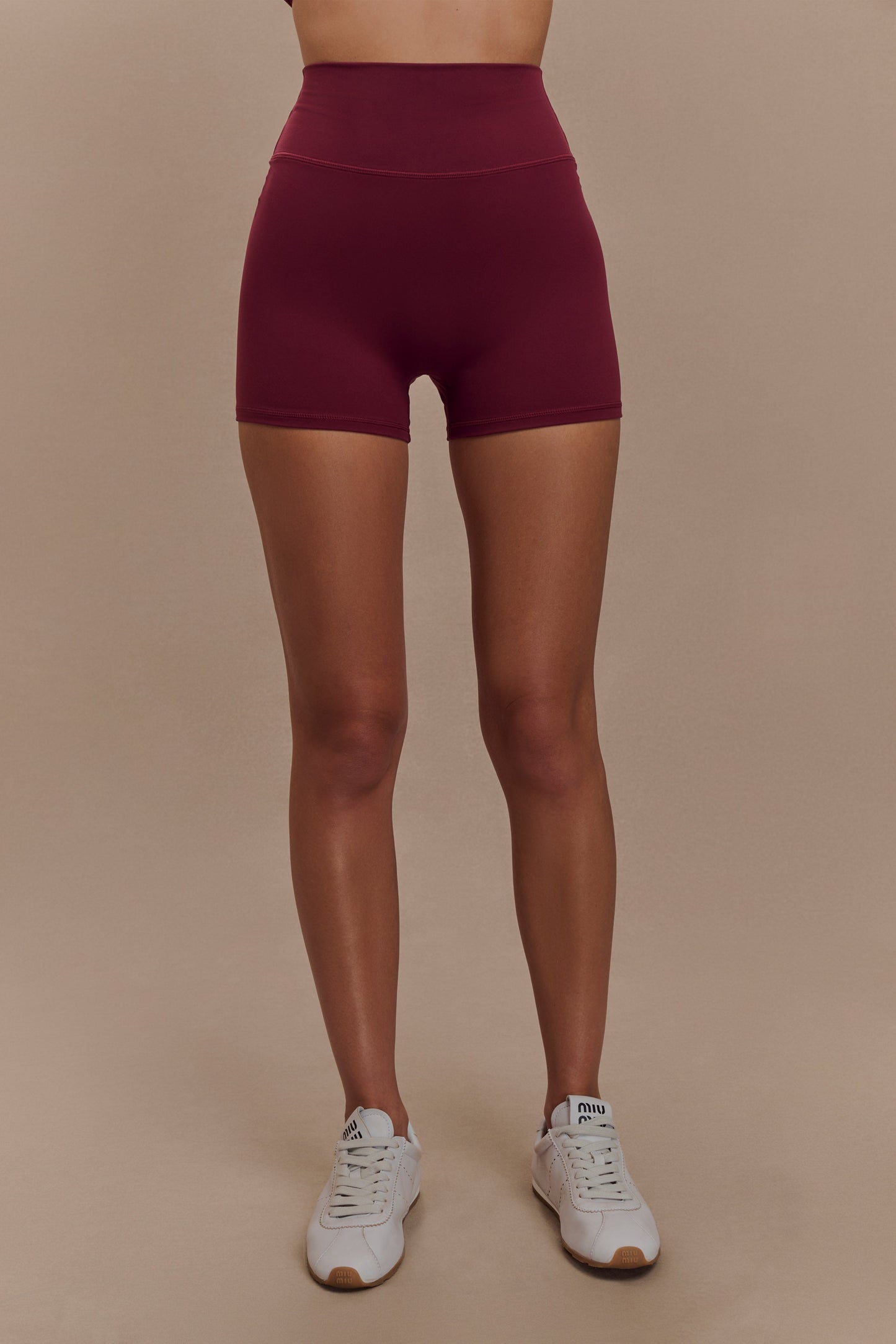 Orion Active Bike Shorts - Burgundy