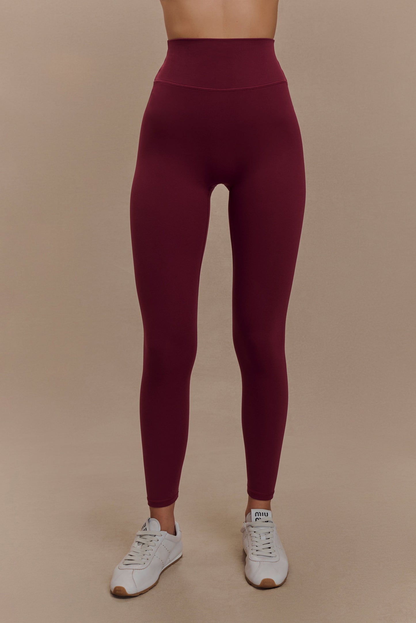 Callie Active Leggings - Burgundy