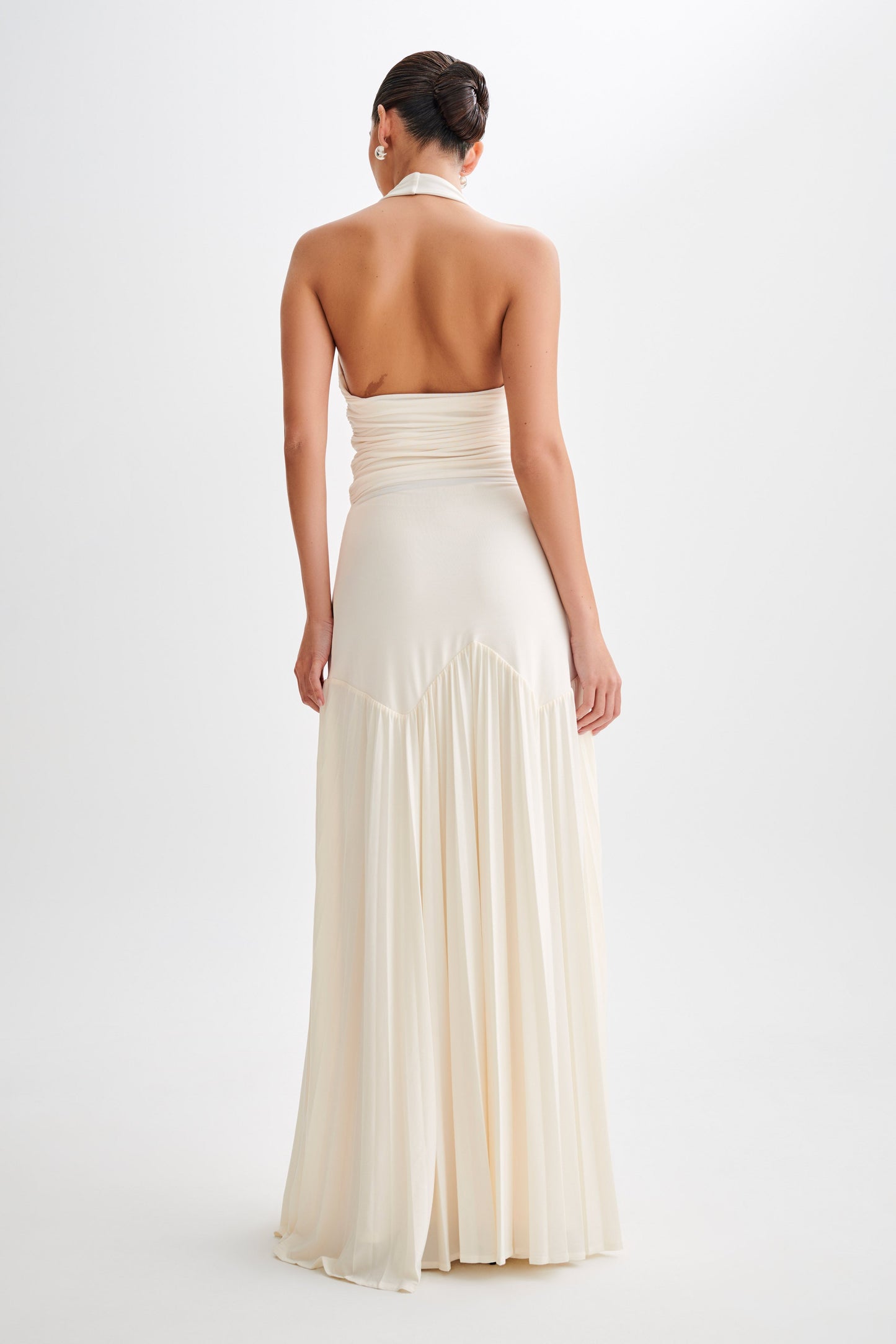 Odette Slinky Maxi Skirt - Ivory