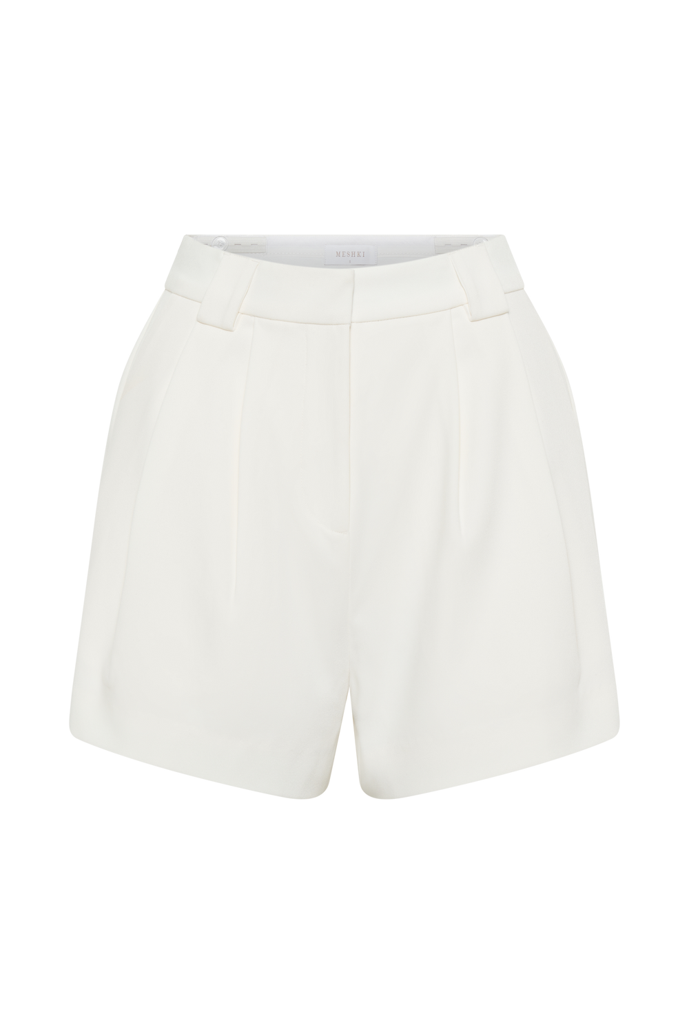 Sigourney Suiting Shorts - Ivory