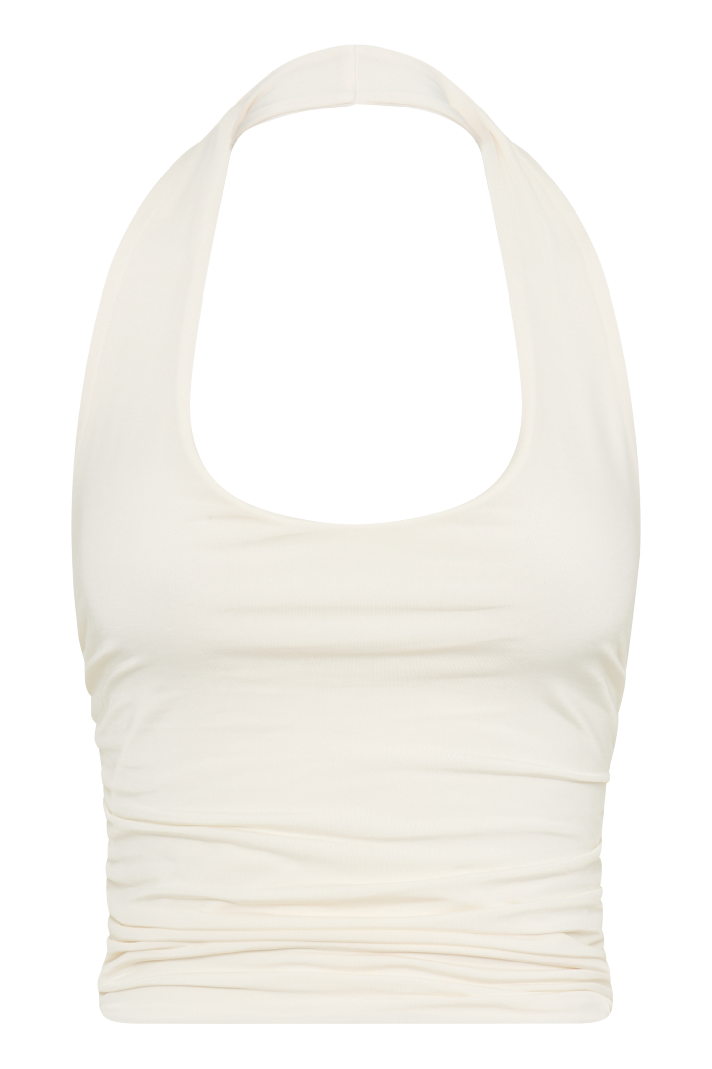 Marie Slinky Halter Top - Ivory