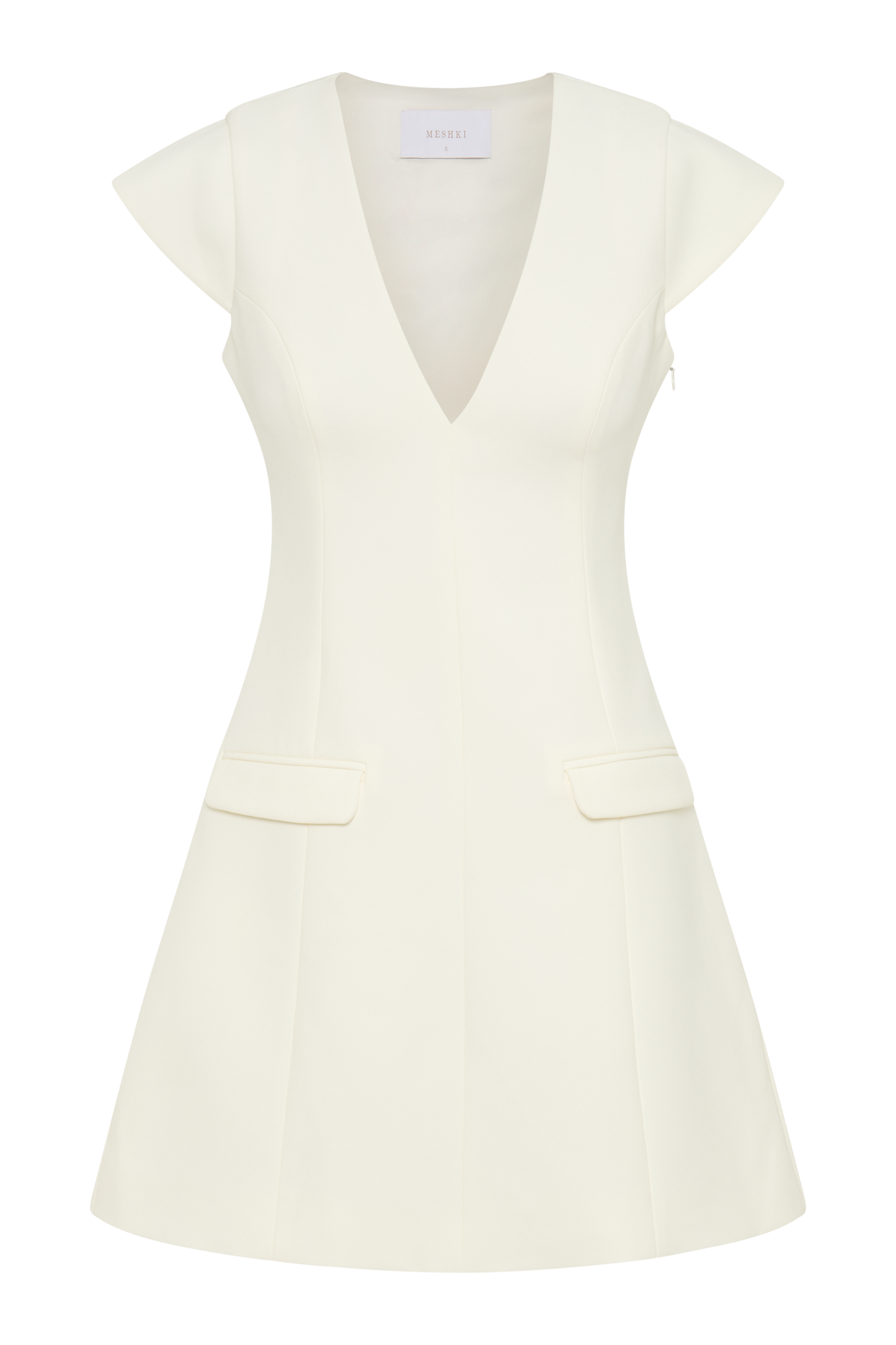 Kiernan Sleeveless Blazer Dress - Ivory