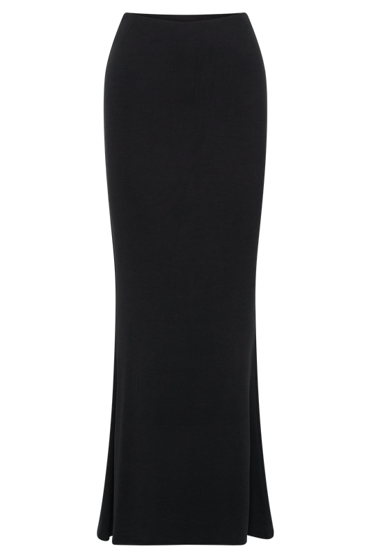 Jonah Modal Maxi Skirt - Black