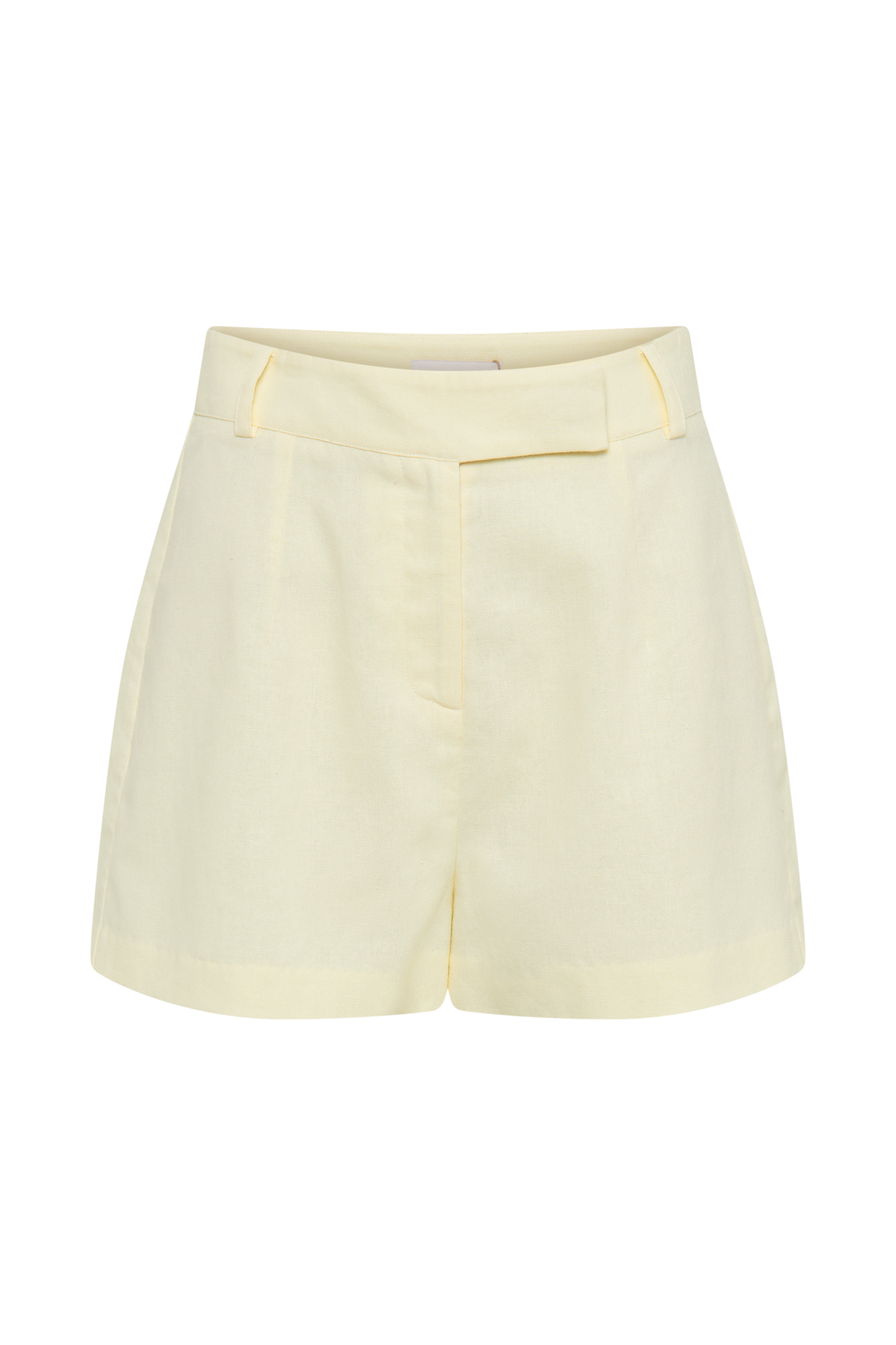 Massima Linen Shorts - Lemon Sherbet