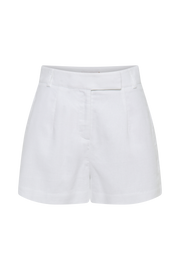 Massima Linen Shorts - White