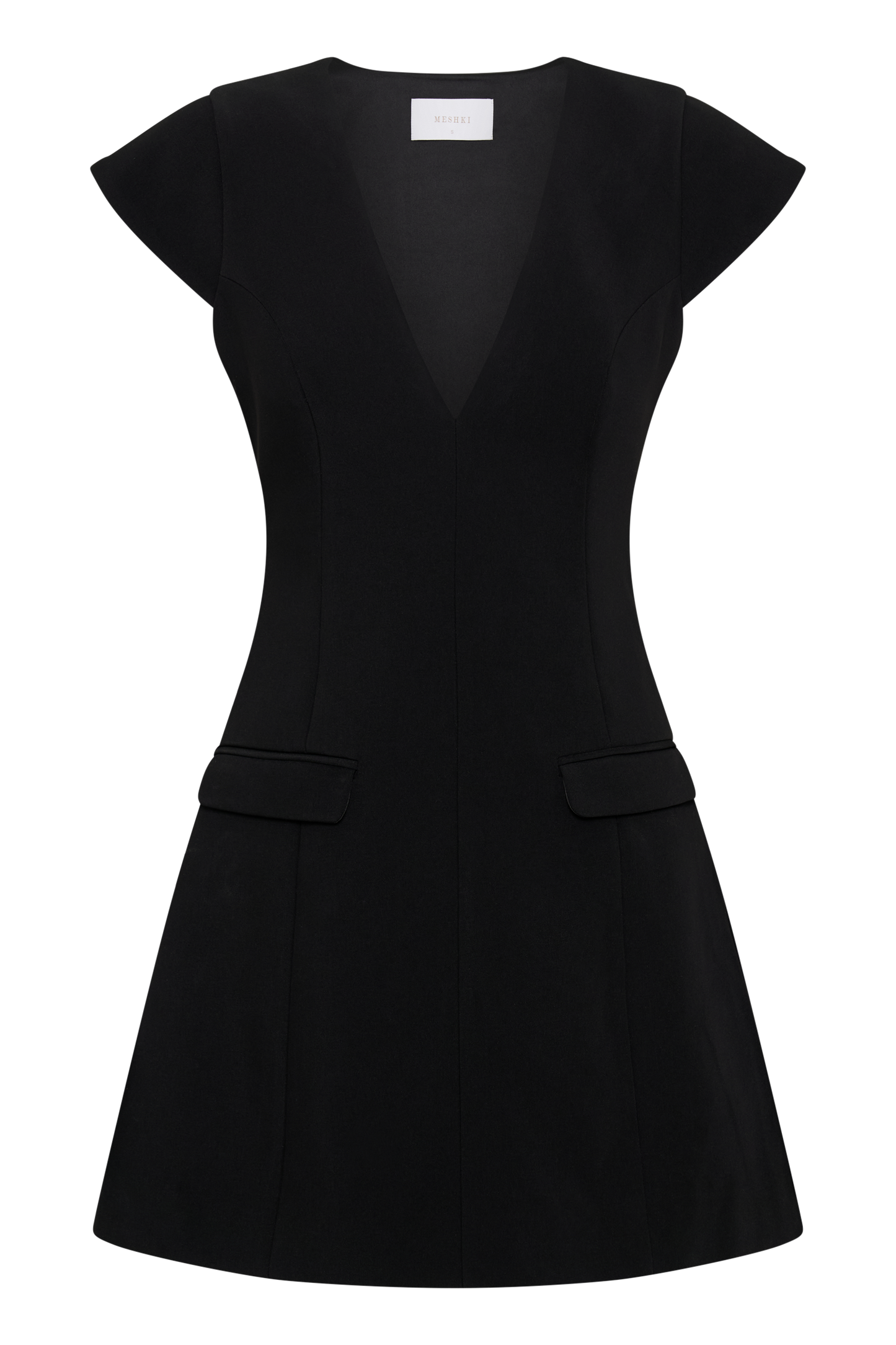 Kiernan Sleeveless Blazer Dress - Black