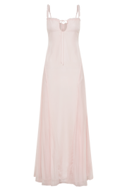 Saira Chiffon Maxi Dress - Powder Pink