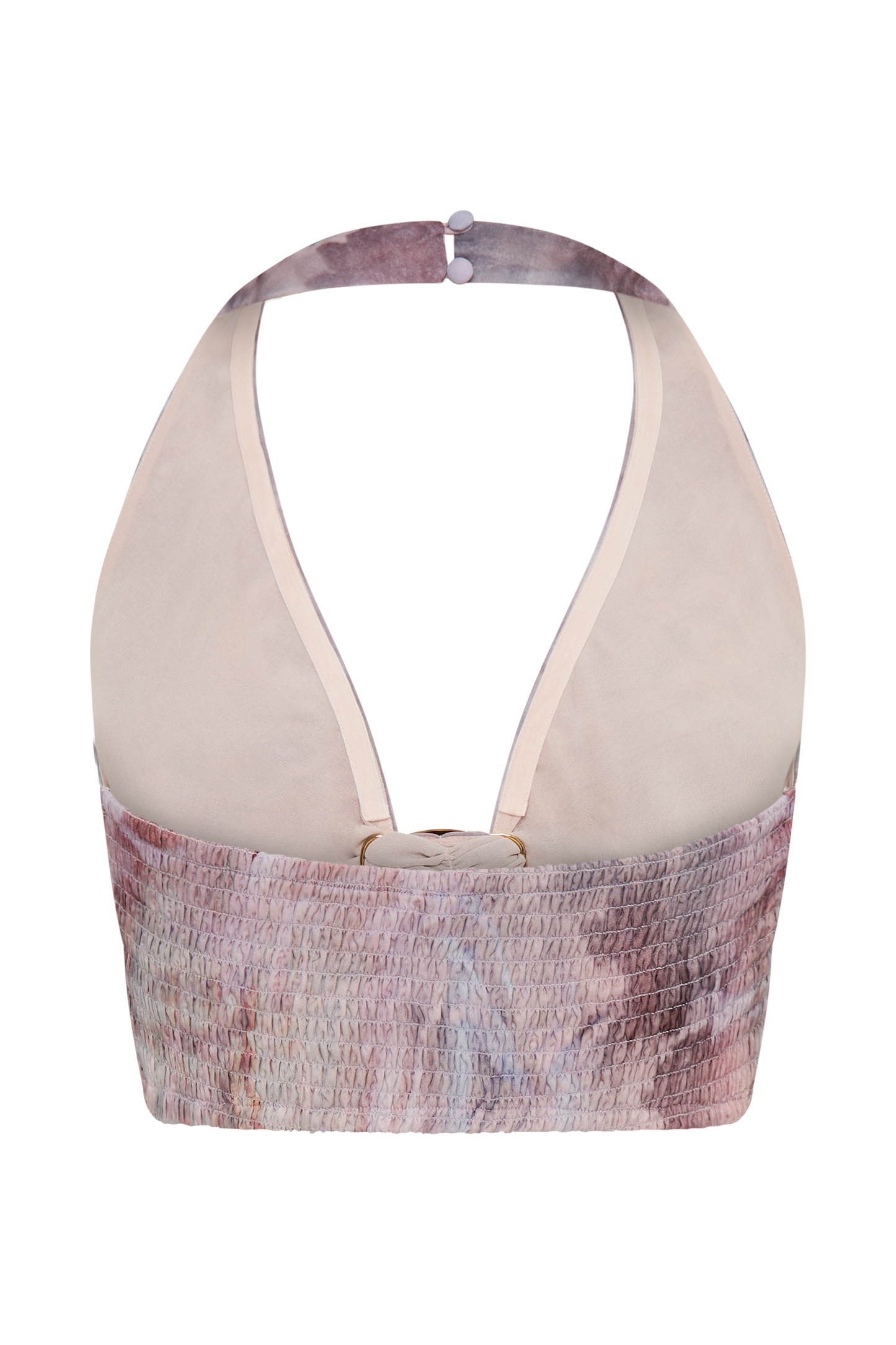 Ursula Shell Hardware Halter Top - Mermaid Shell Print