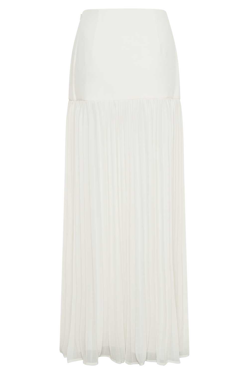 Jillian Pleated Maxi Skirt - Ivory