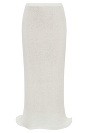 Gigi Knit Midi Skirt - Ivory