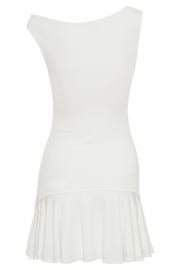 Irving Off Shoulder Slinky Mini Dress - Ivory