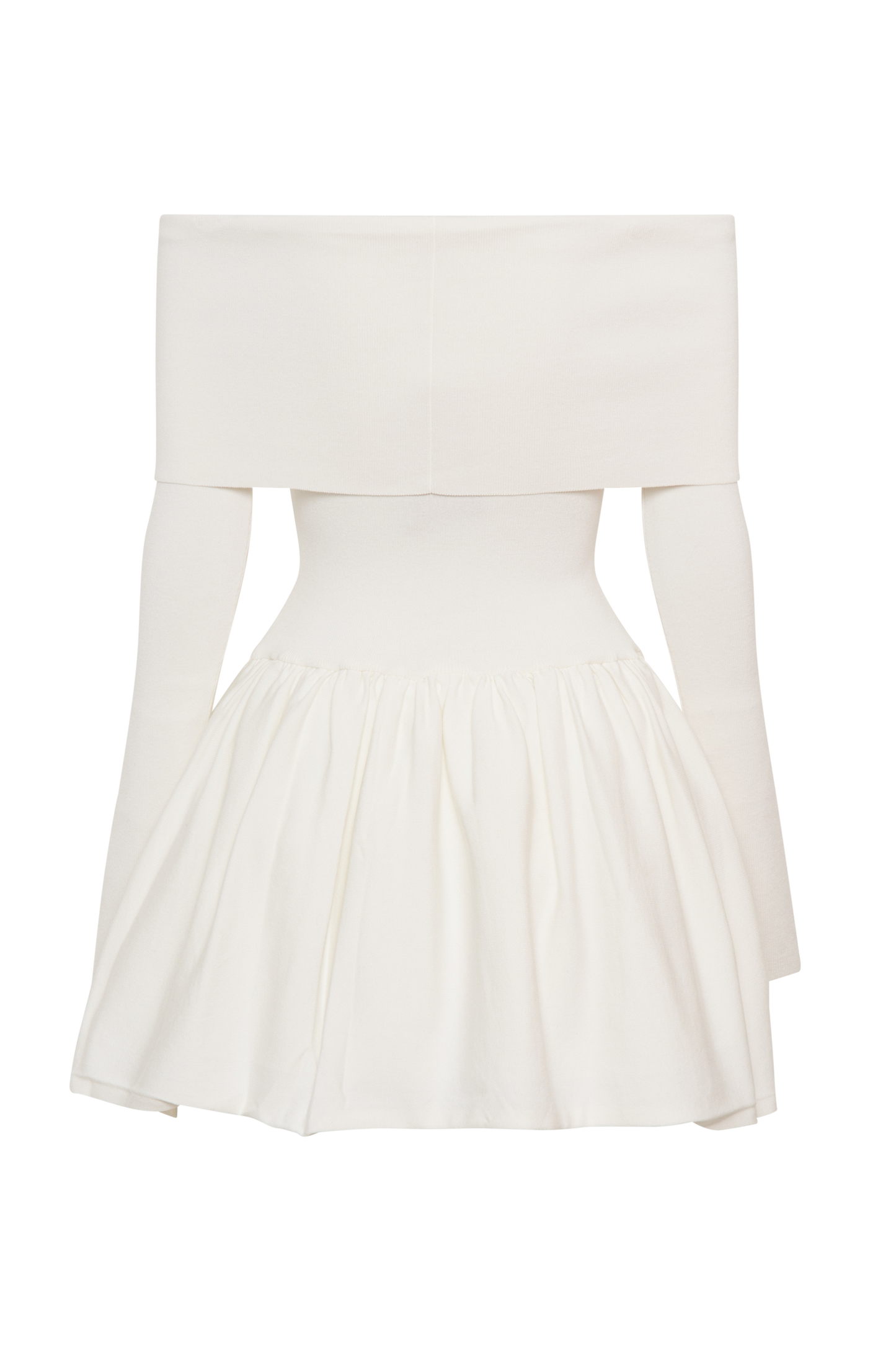 Atlanta Long Sleeve Mini Dress - Ivory