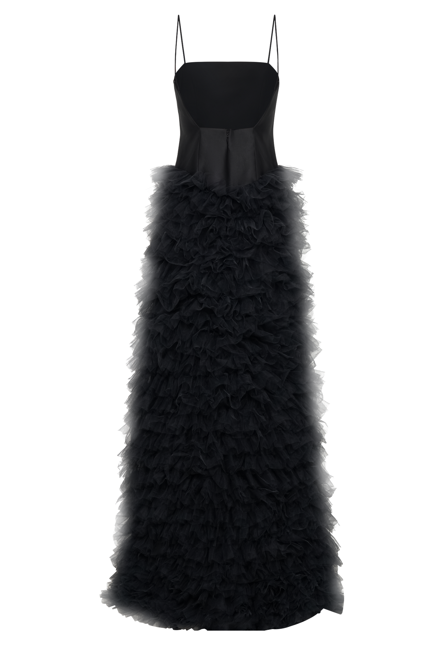 Magnolia Tiered Ruffle Maxi Dress - Black