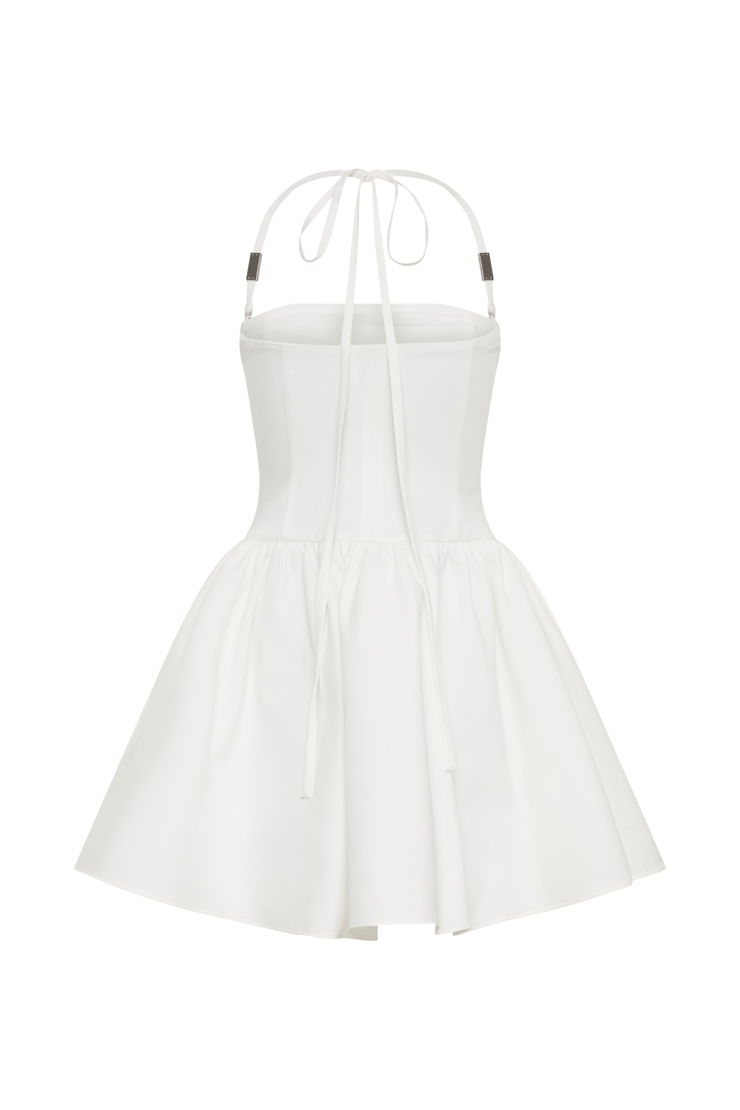 Ruby Halter Mini Dress White MESHKI