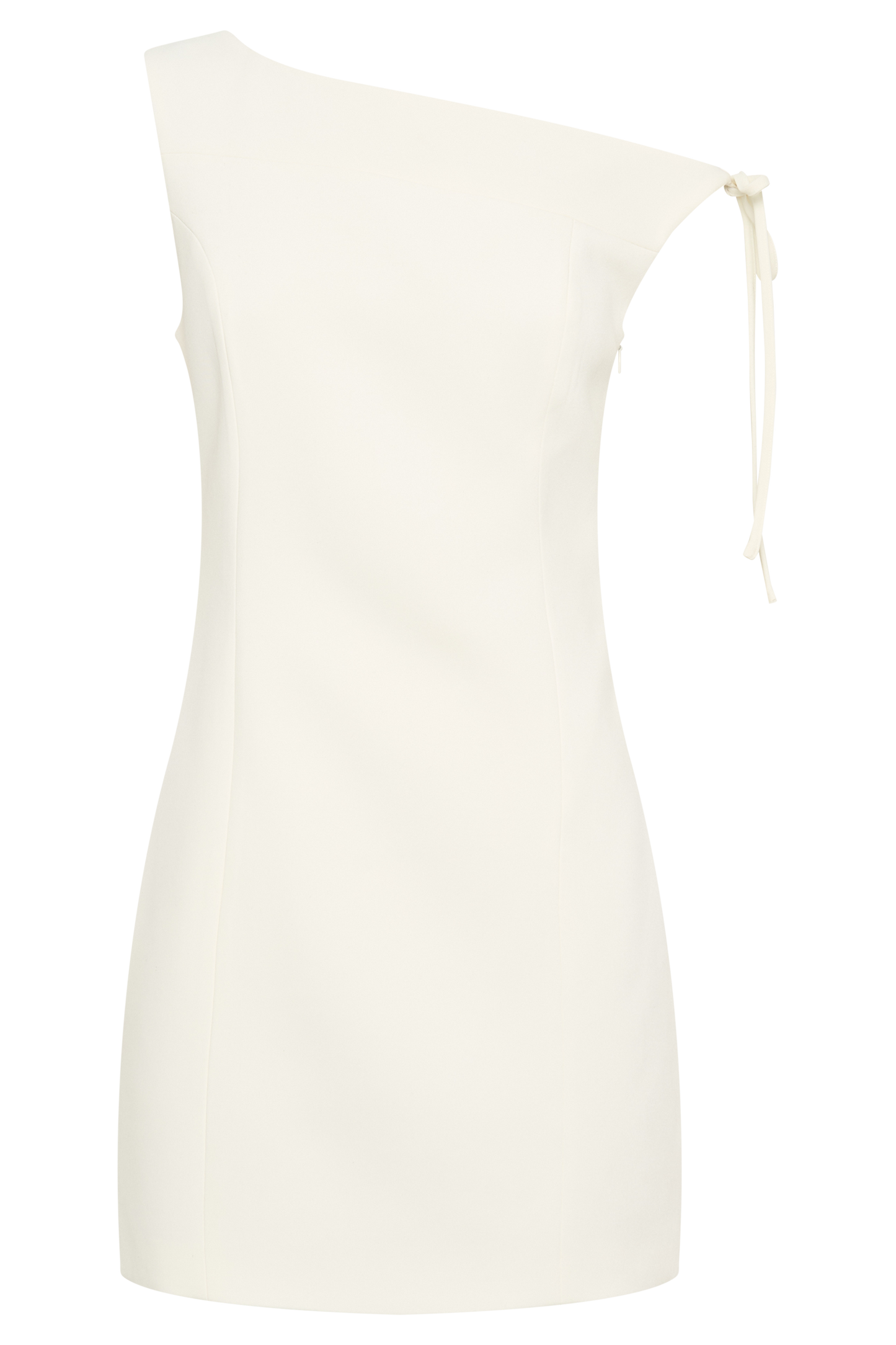 Baker Suiting Off Shoulder Dress - Ivory