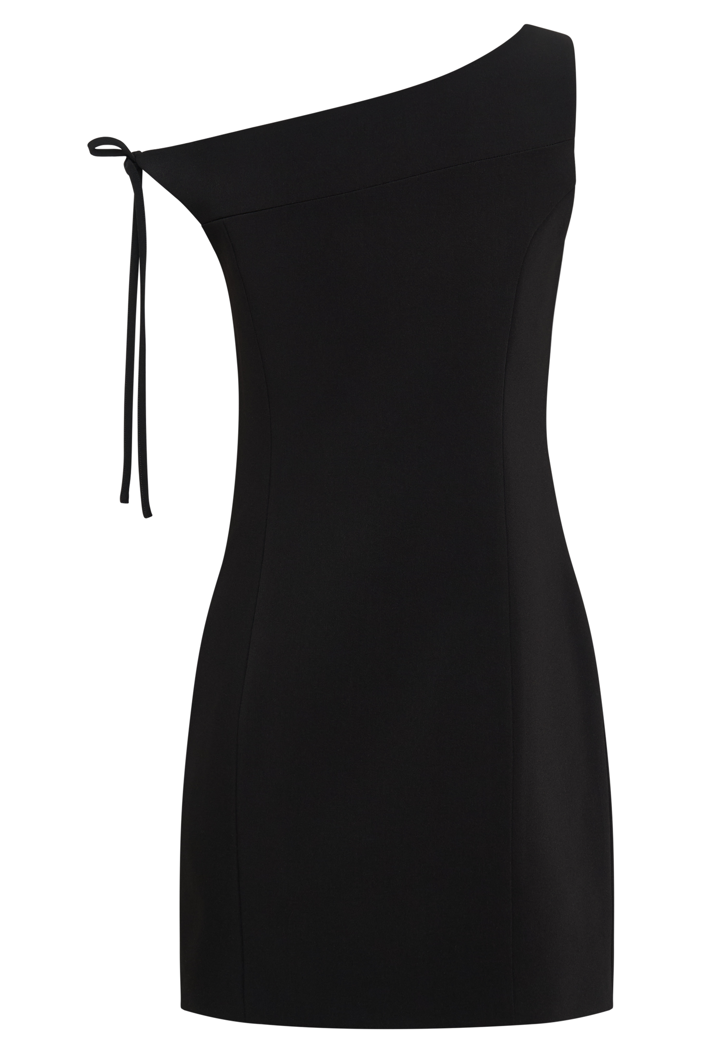 Baker Suiting Off Shoulder Dress - Black