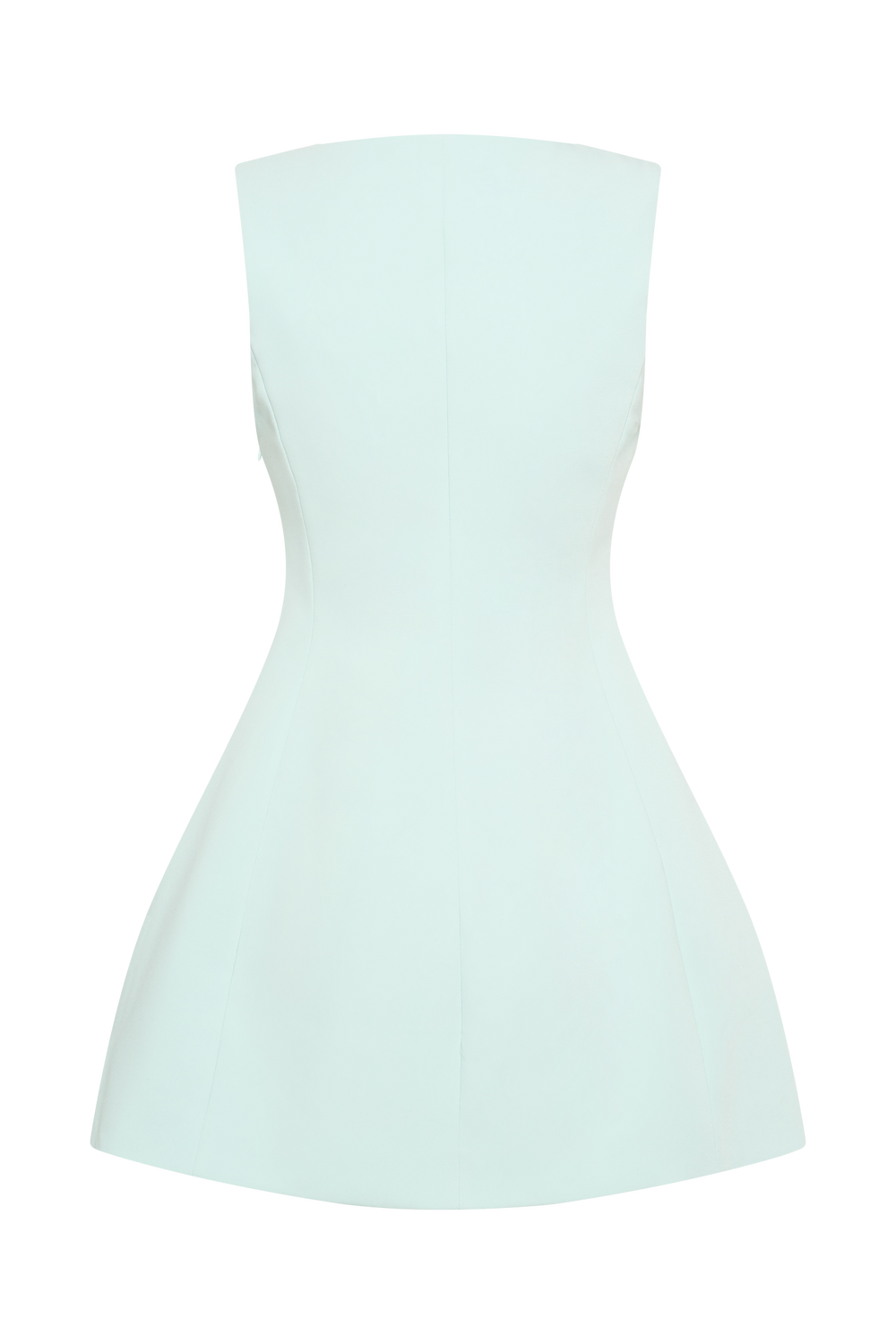 Lysandre Crepe Mini Dress - Ice Blue