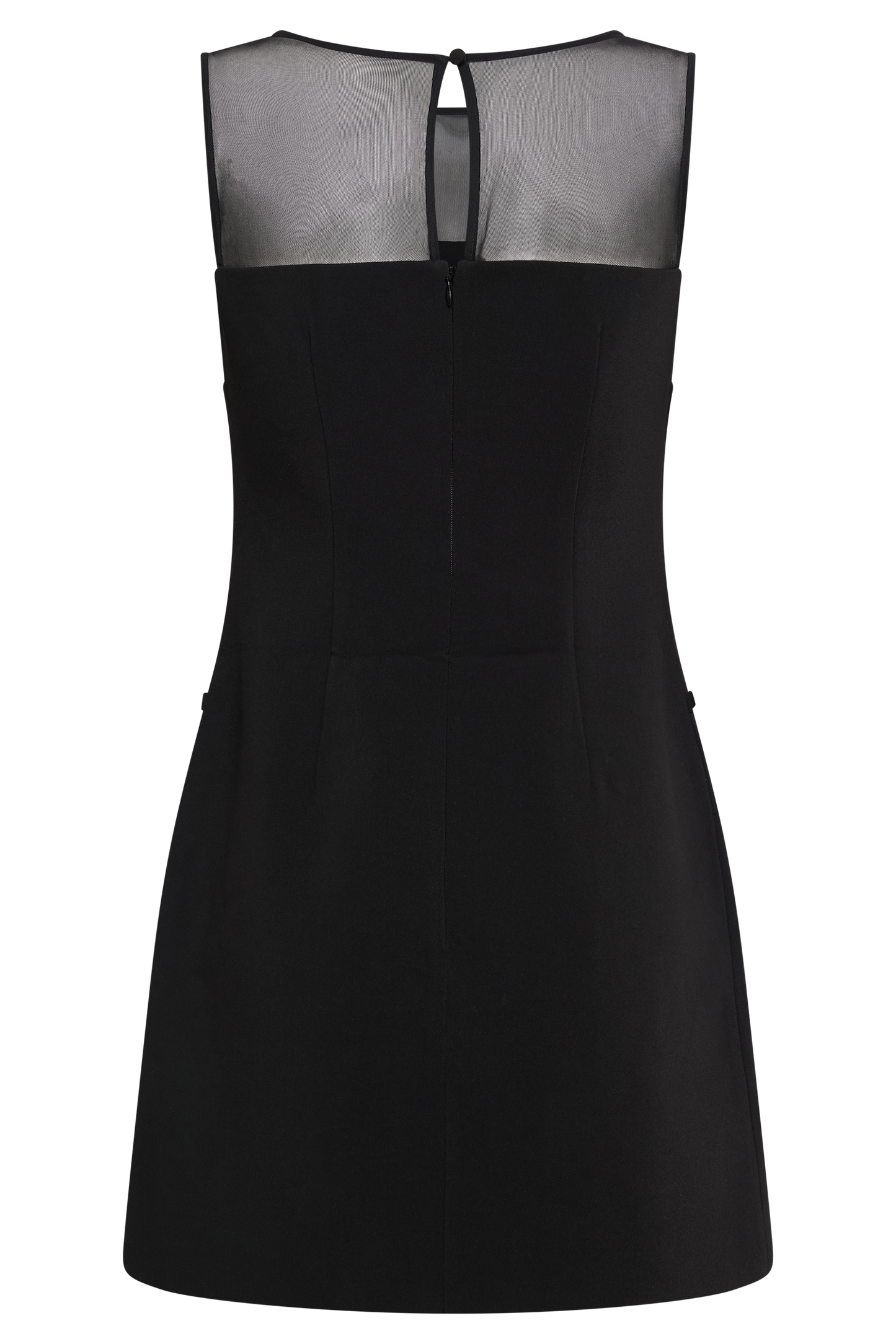 Posie Suiting Belted Mini Dress - Black