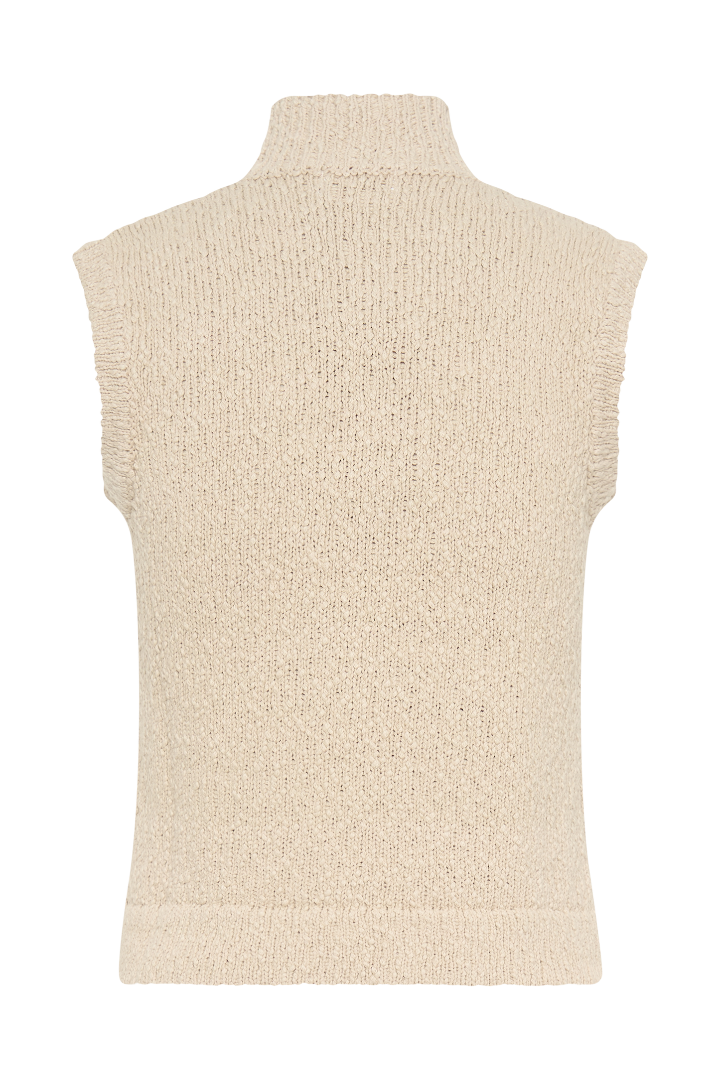 Azalea Sleeveless Knit Top - Wheat