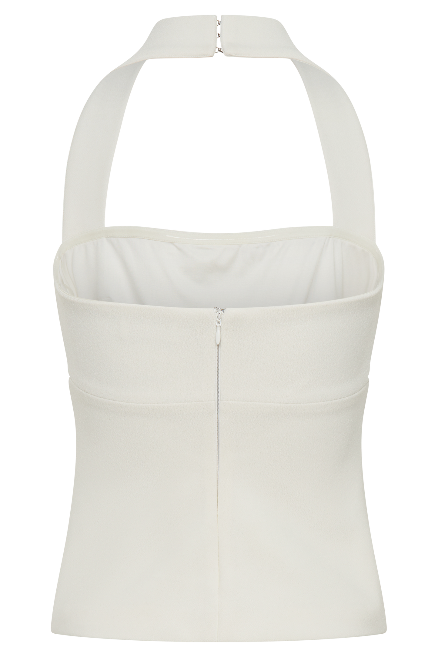 Amelita Suiting Halter Top - Ivory