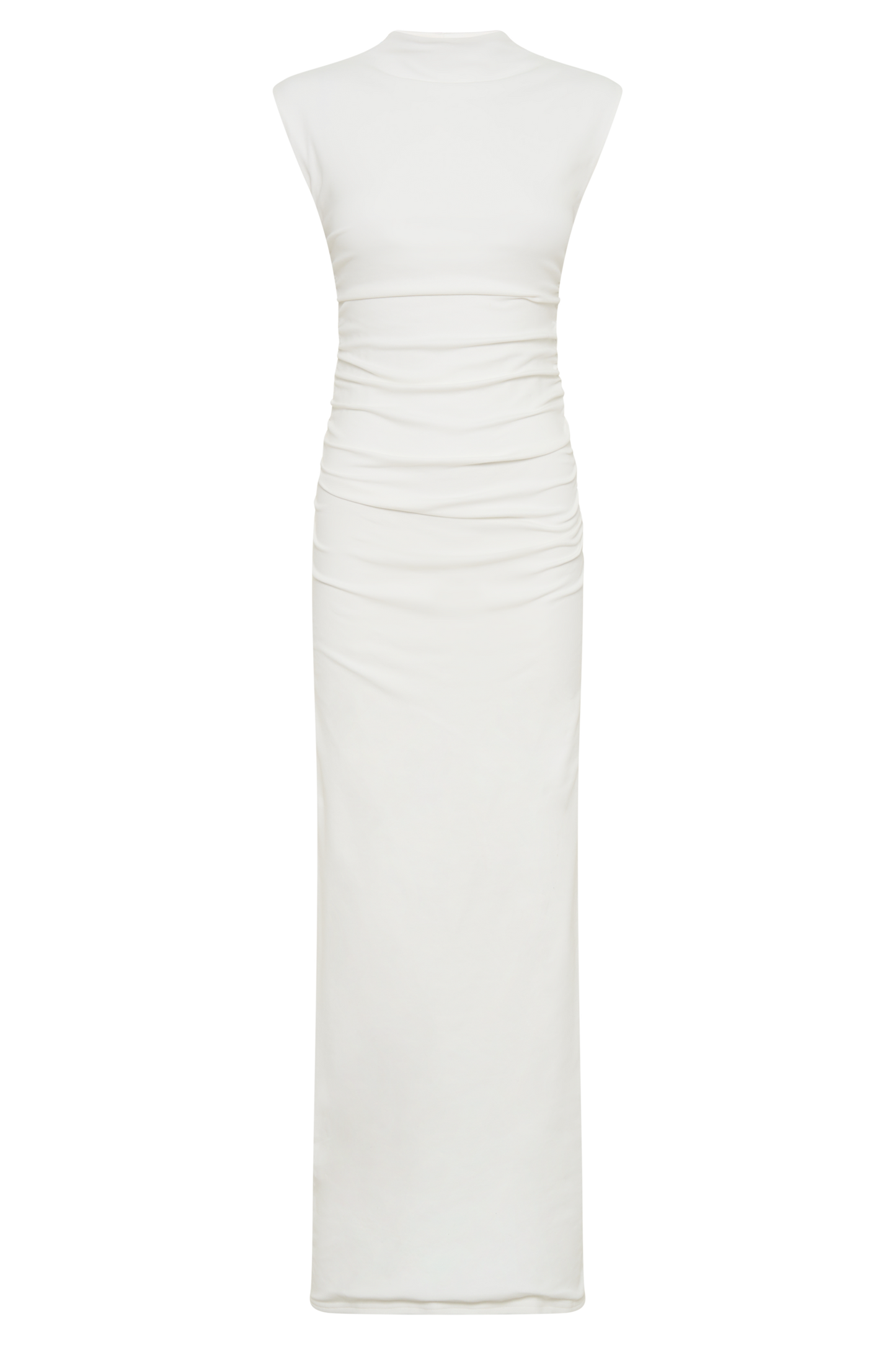 Elliot High Neck Sleeveless Maxi Dress - White