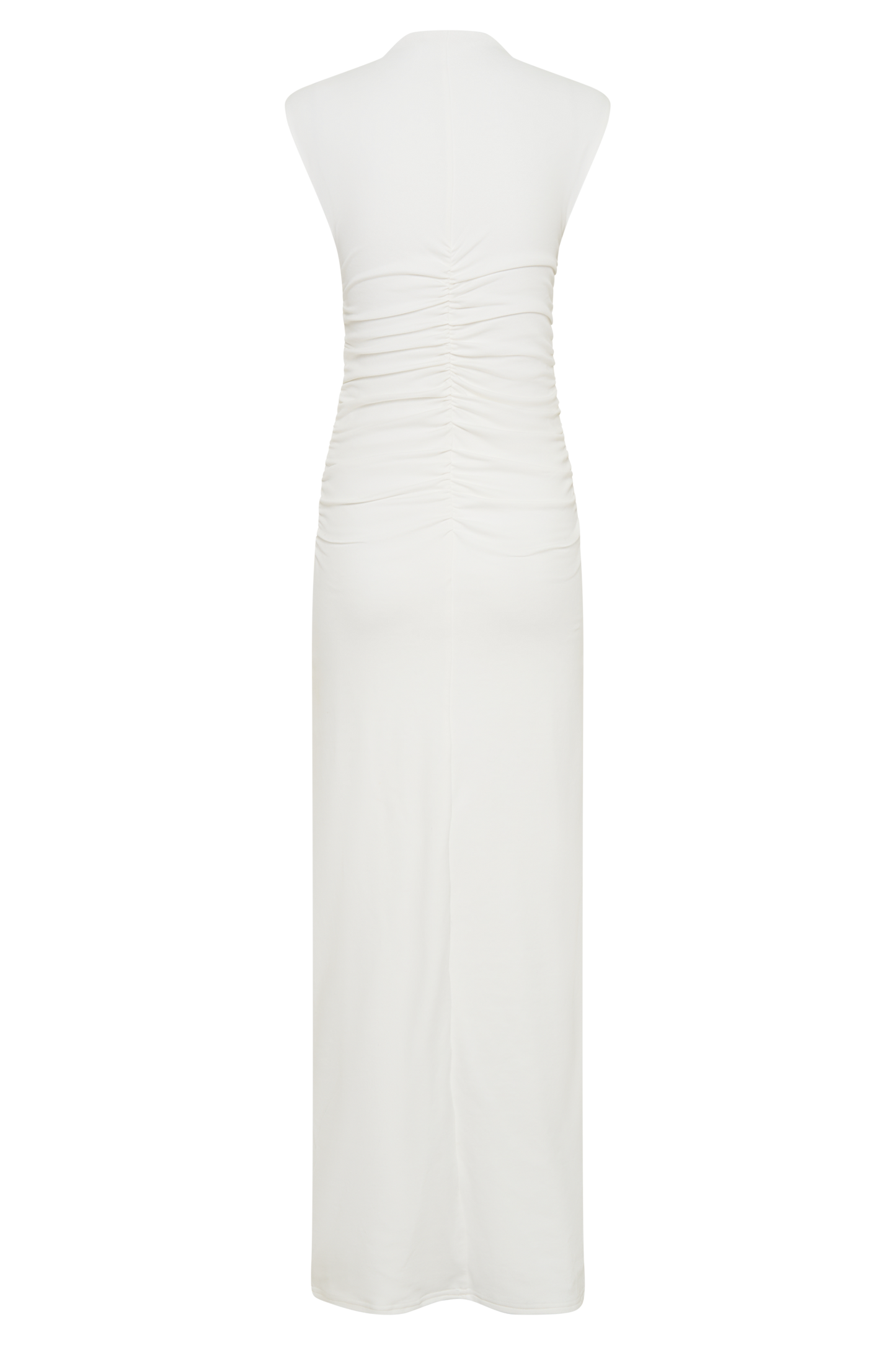 Elliot High Neck Sleeveless Maxi Dress - White