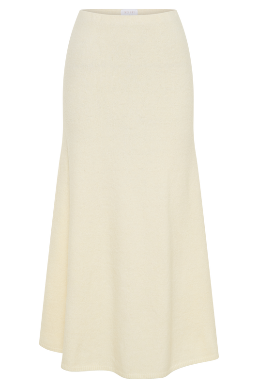 Vivica Knit Maxi Skirt - Ivory Marle