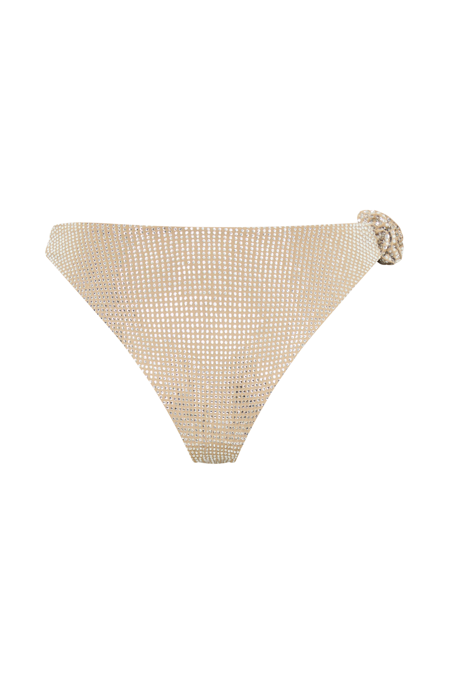 Valencia Rose Diamante Bikini Bottom - Nude