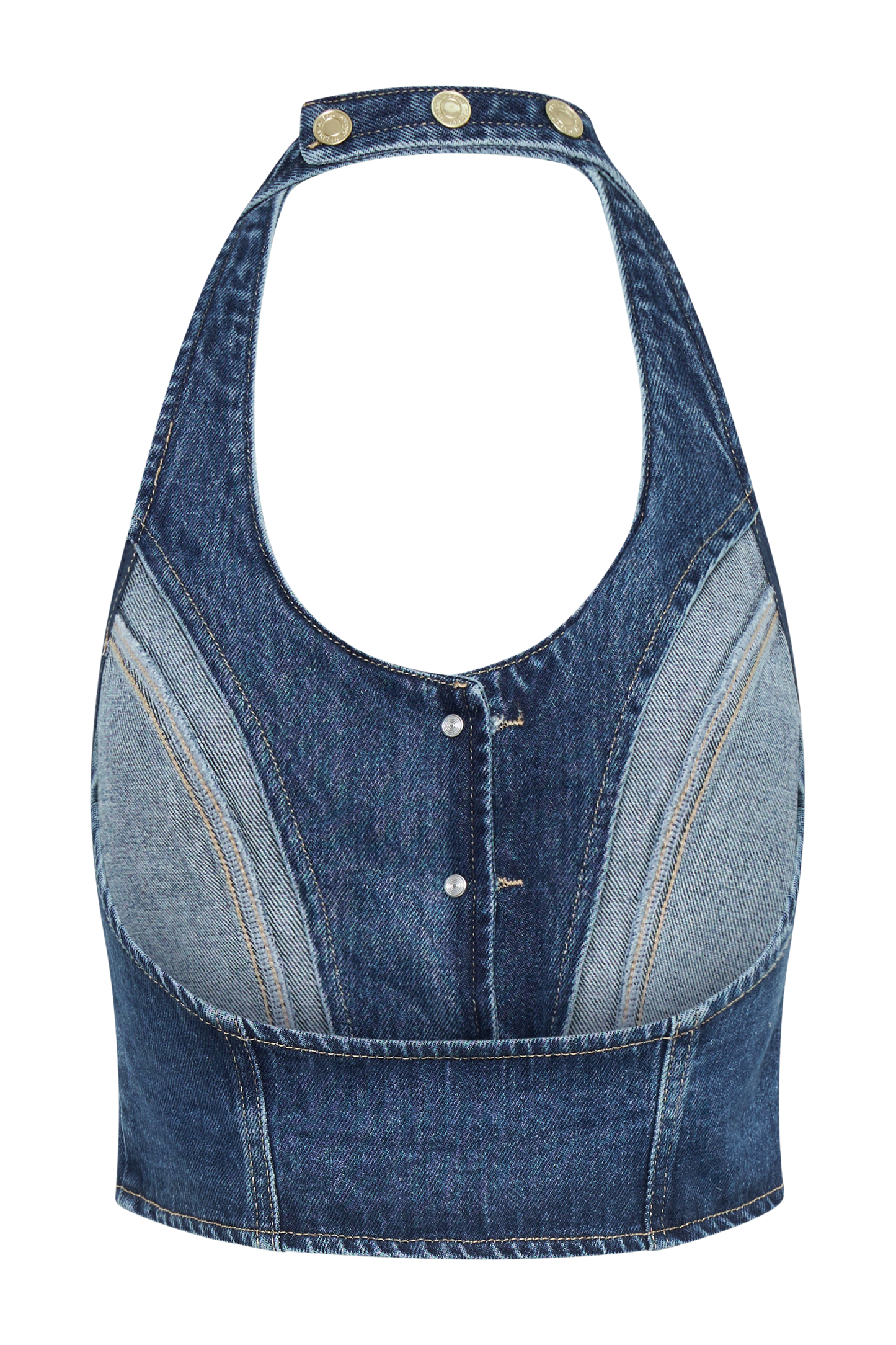 Kieryn Denim Vest - Dark Blue