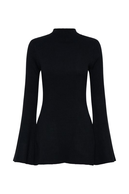 Jovie Oversized Knit Jumper - Black