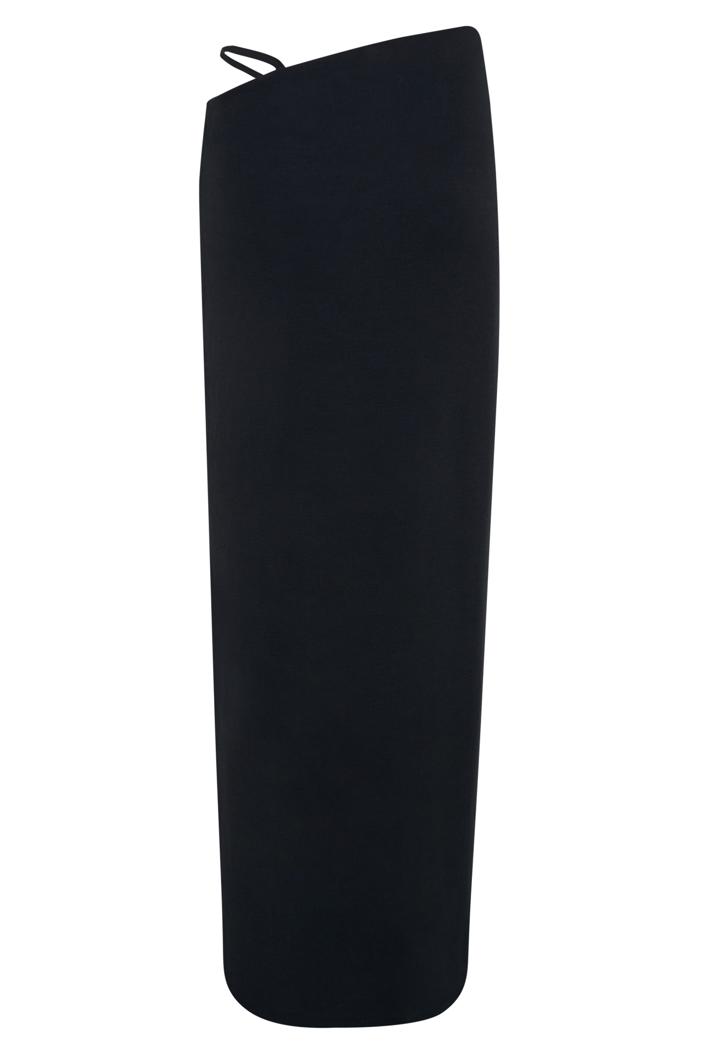 Natalia Modal Buckle Maxi Skirt - Black