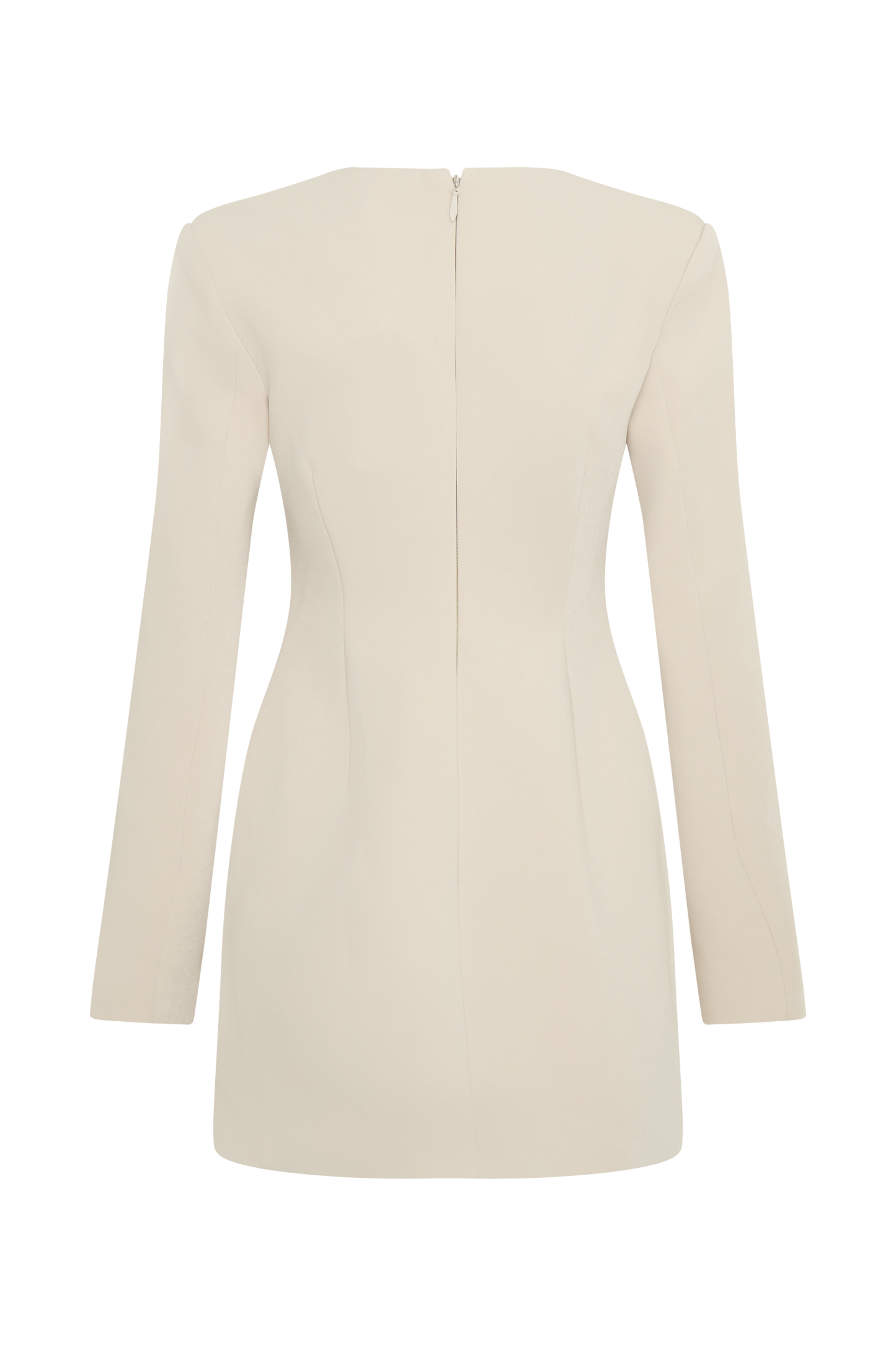 Arora Suiting Blazer Dress With Pleating - Sand