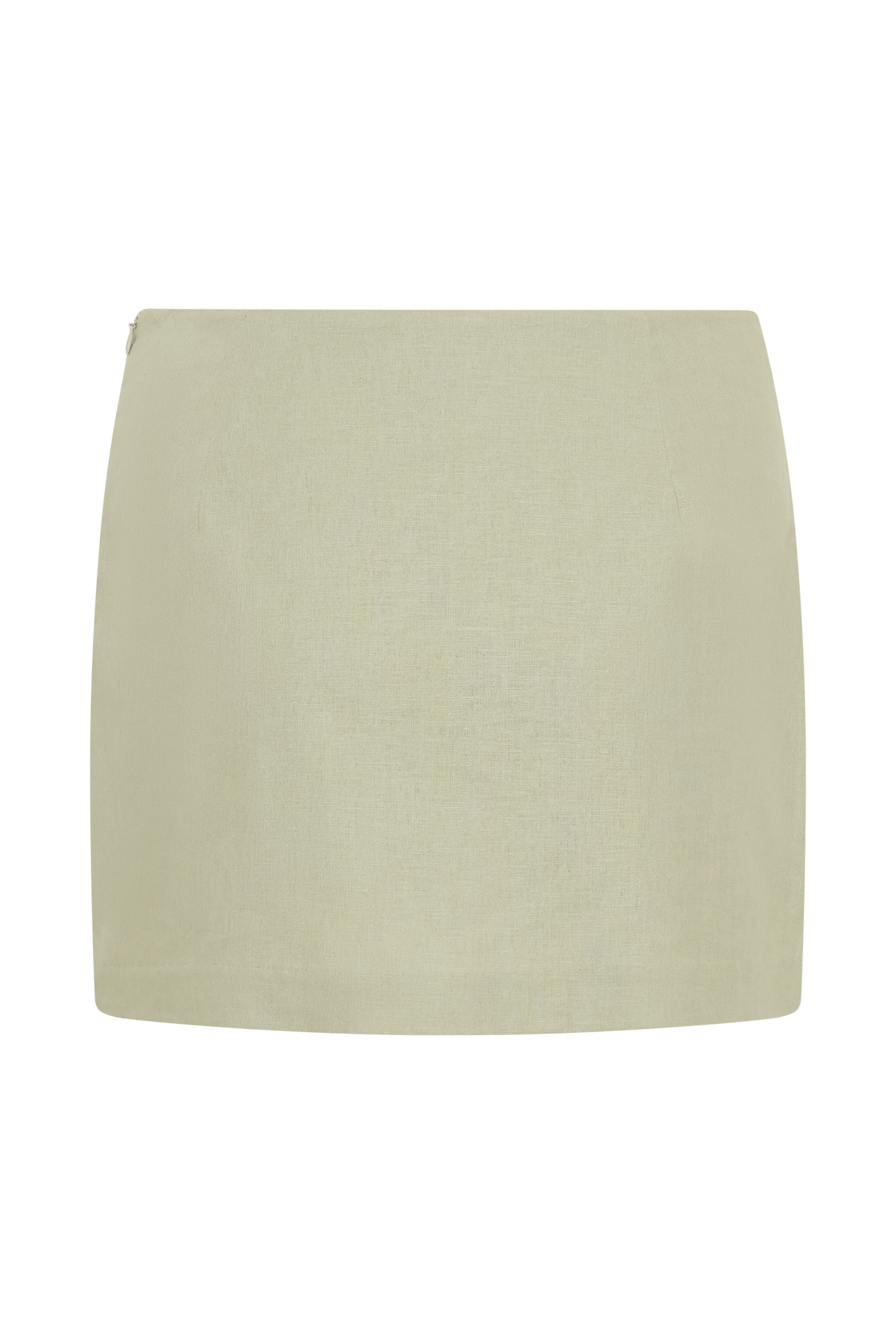 Ciara Linen Mini Skort - Basil