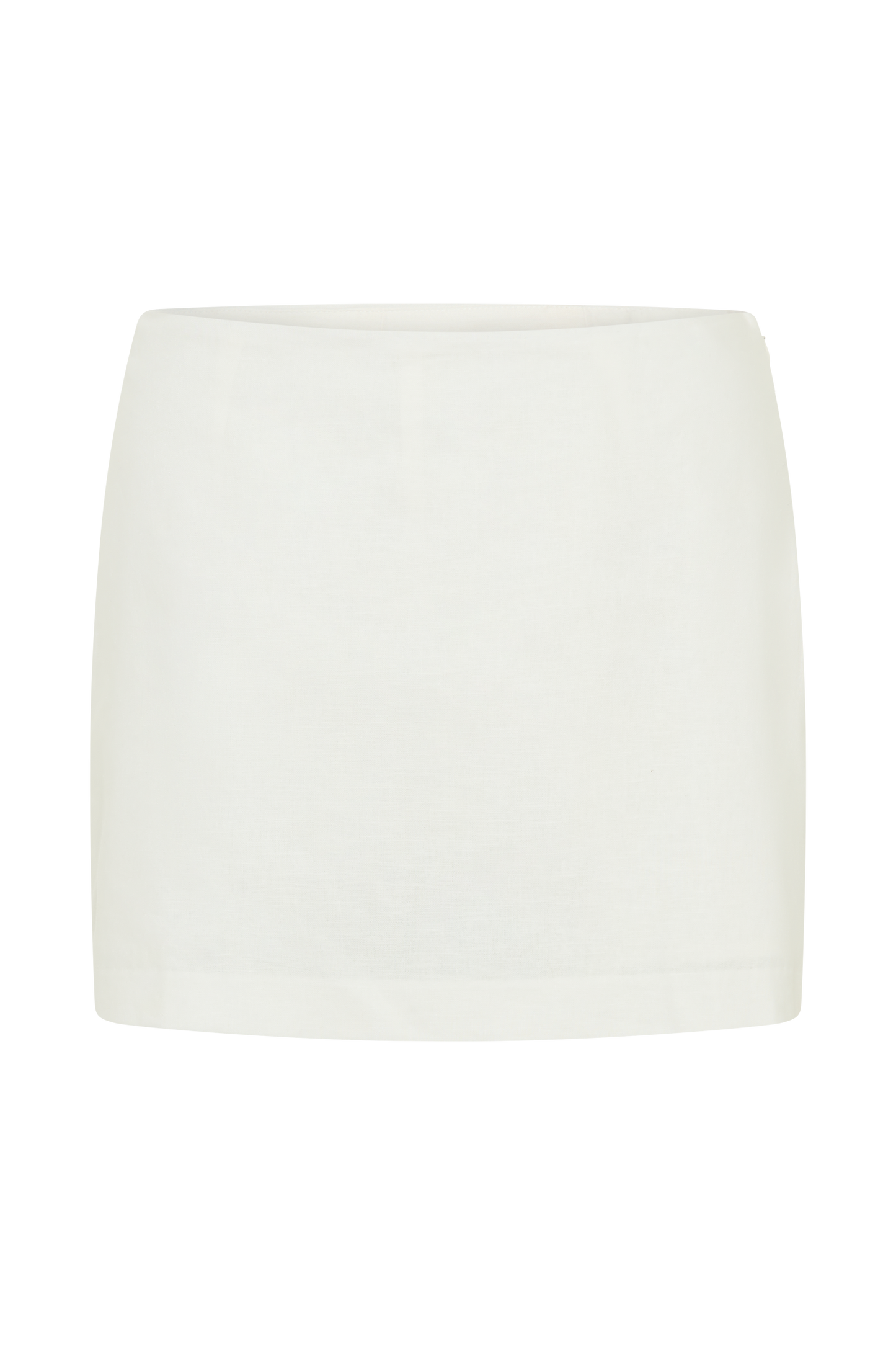 Ciara Linen Mini Skort - White