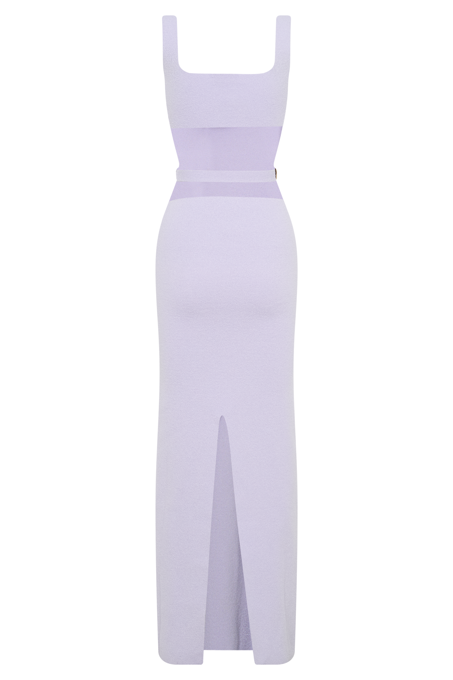 Alysanne Cut Out Knit Maxi Dress - Lilac