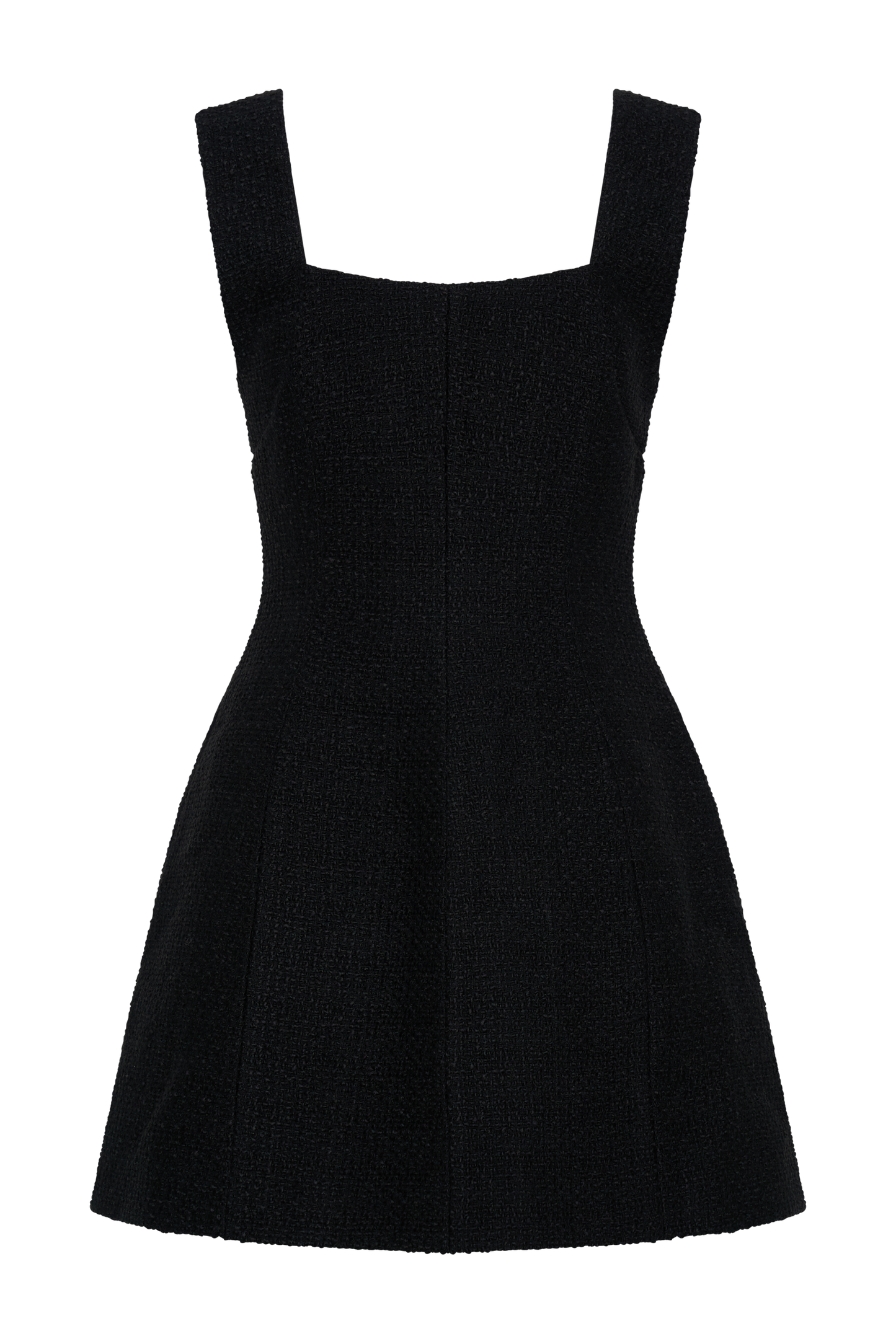 Desire Boucle Mini Dress - Black