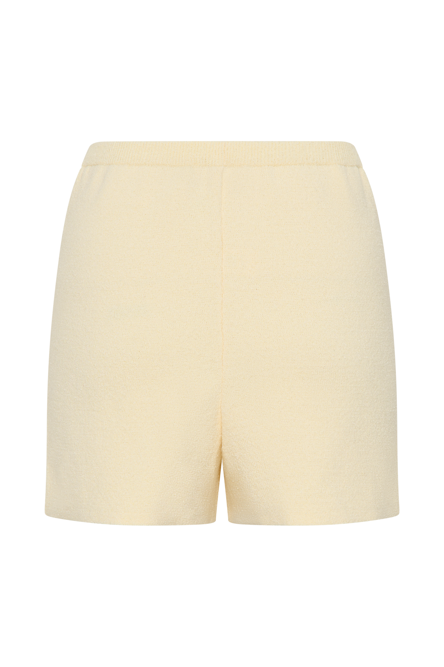 Malika Knit Shorts - Lemon