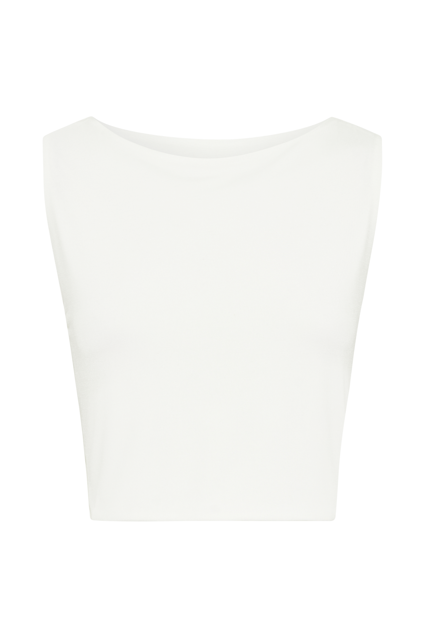 Suri Slinky Cowl Back Top - White