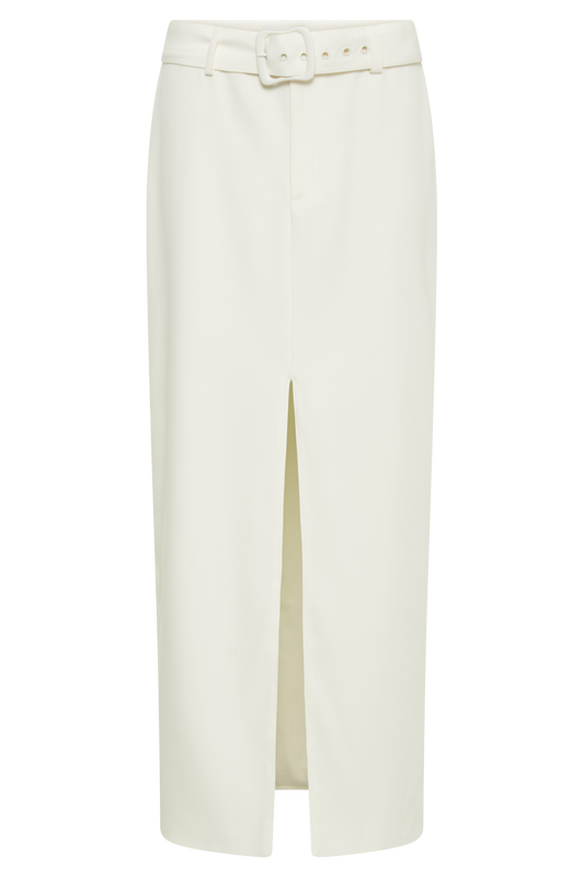 Daria Suiting Midi Skirt - Ivory