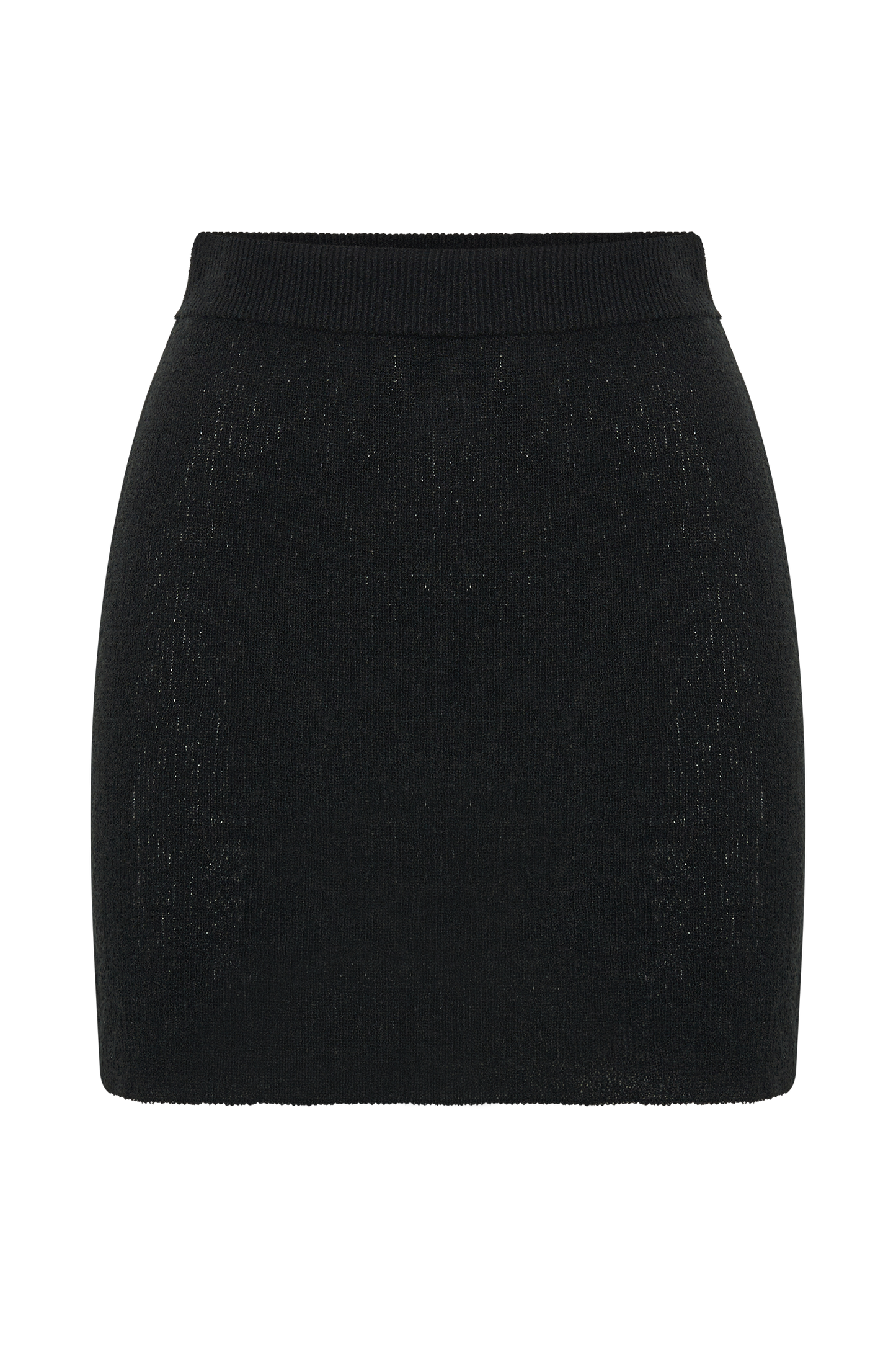 Esme Knit Mini Skirt - Black